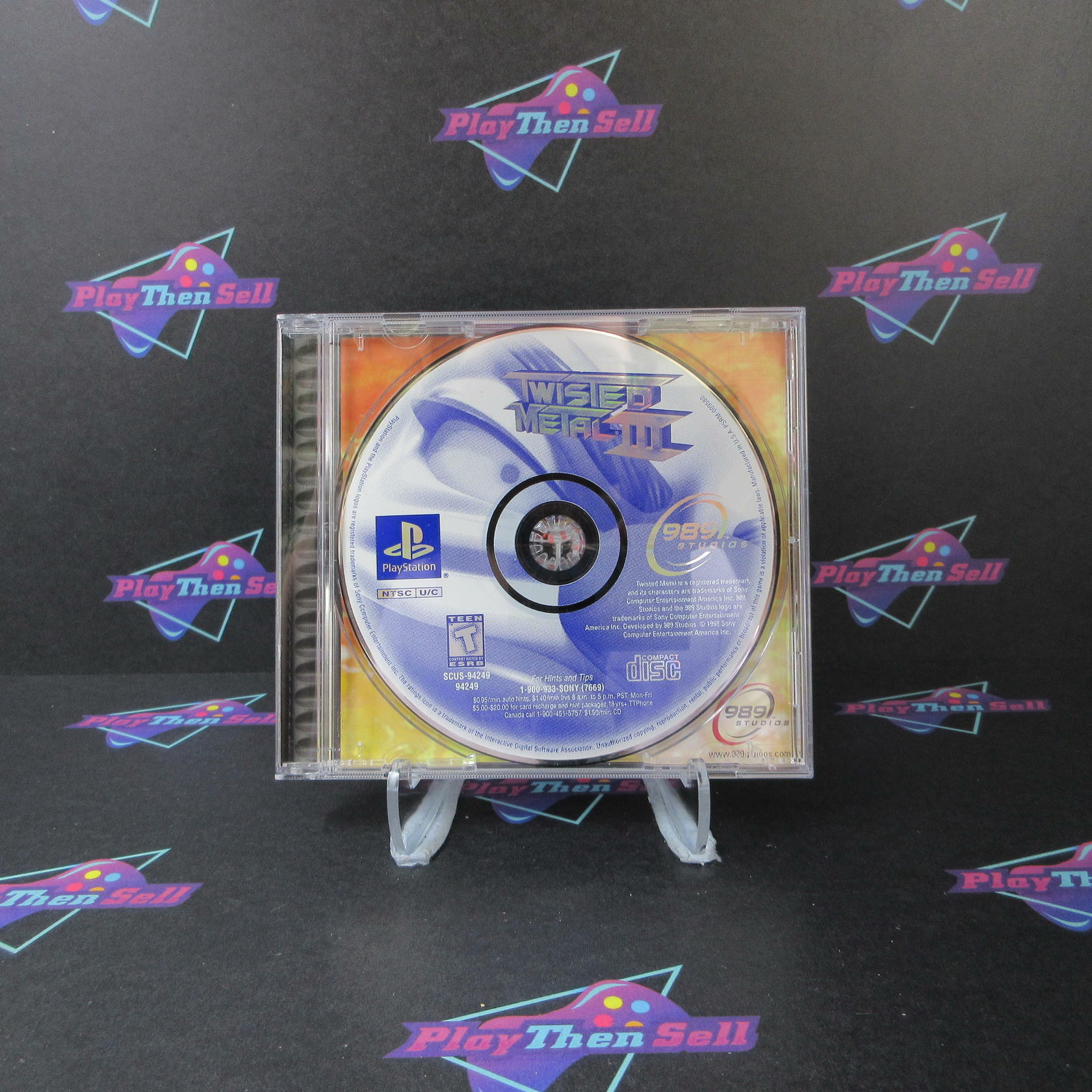 Twisted Metal III PS1 PlayStation 1 - Very Good