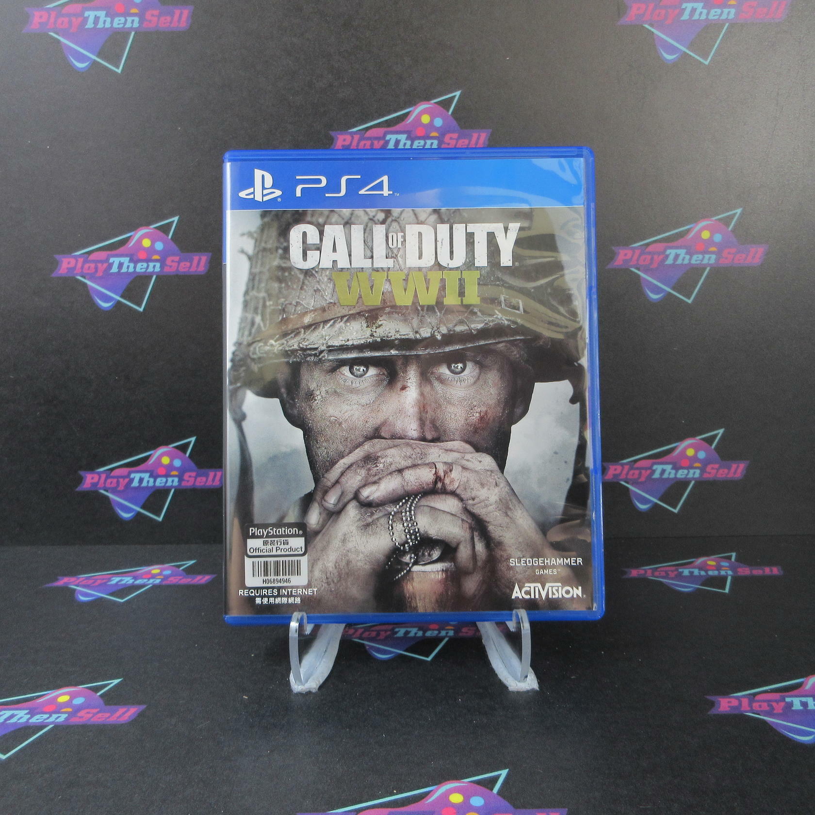 Call of Duty WWII English/Chinese/Korean Language PS4 PlayStation 4 - Like New