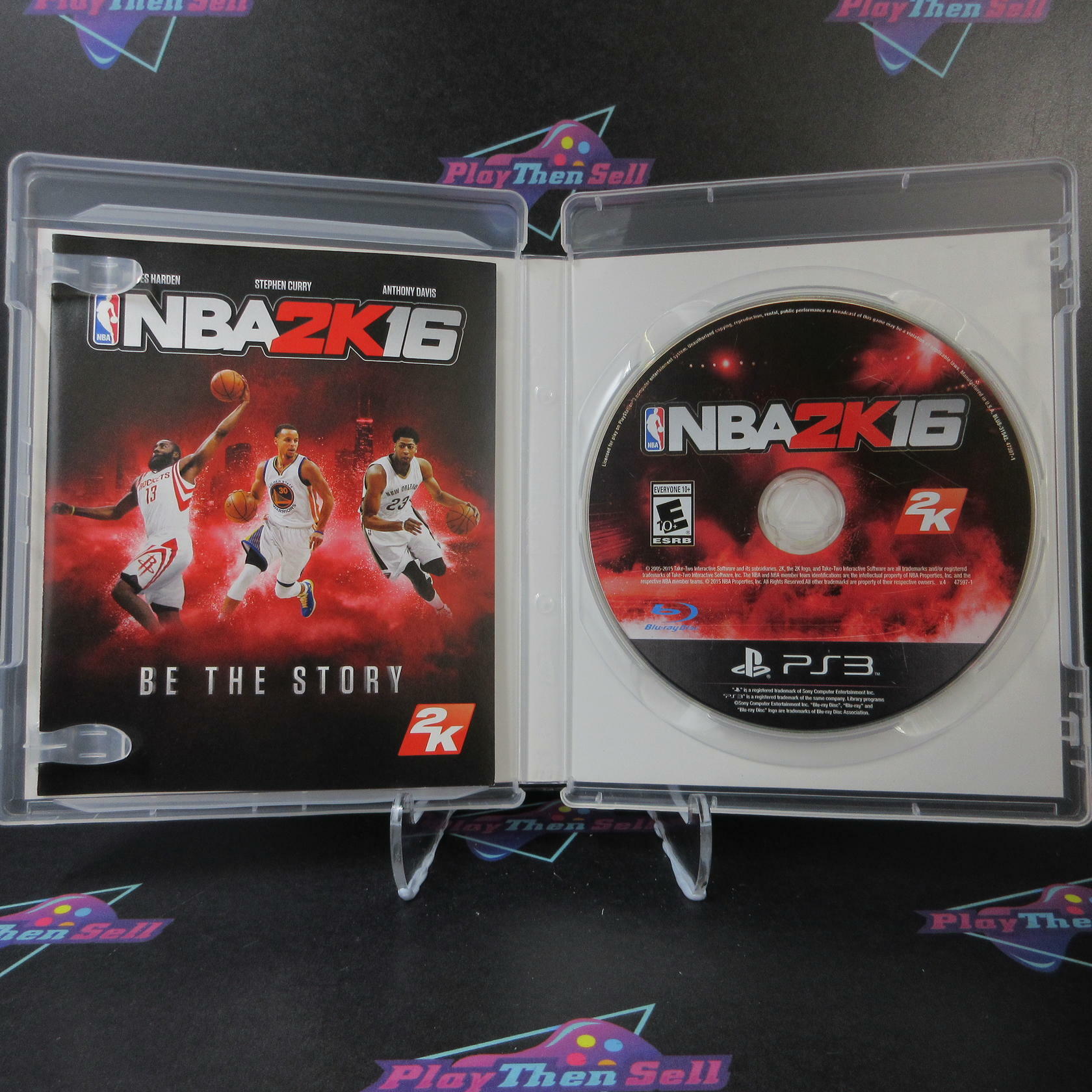 NBA 2K16 PS3 PlayStation 3 DD Complete CIB - Very Good