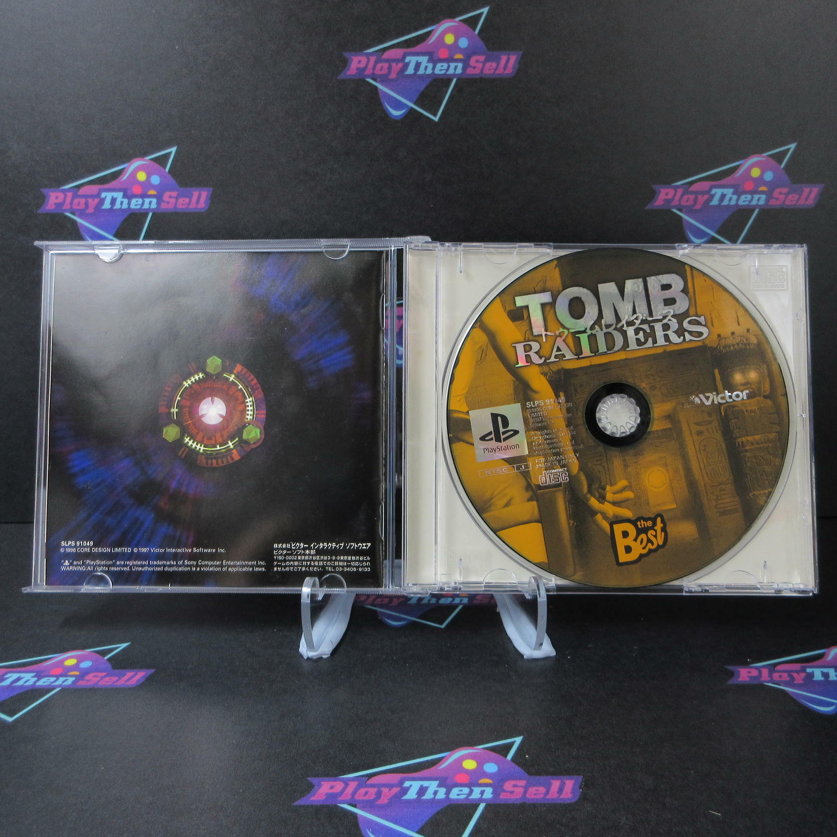 Tomb Raiders Playstation The Best - PS1 PlayStation 1 Japan Import - Like New