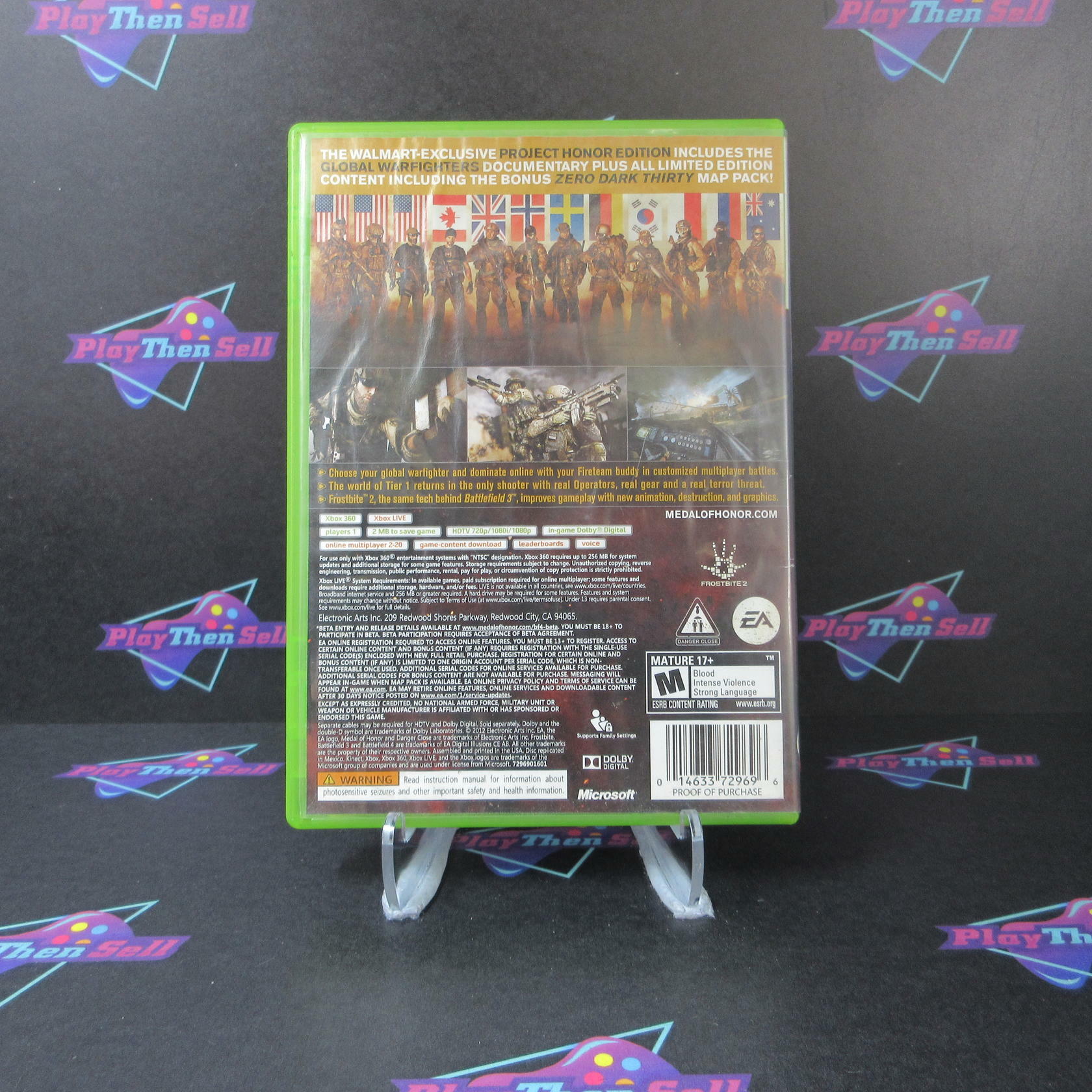 Medal of Honor Warfighter Project Honor Edition Xbox 360 AD Complete CIB - Very Good