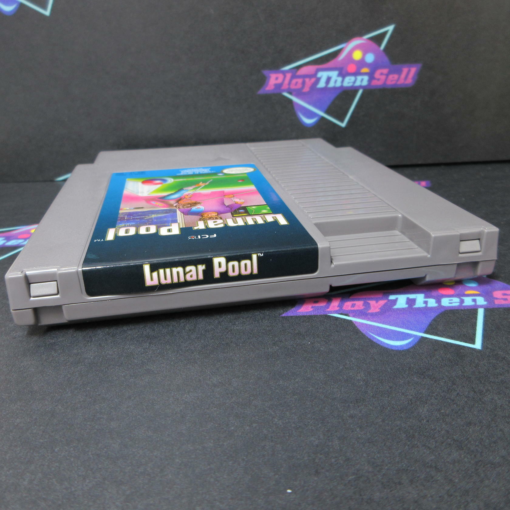 Lunar Pool Nintendo NES Cart Only Authentic / Tested - Very Good