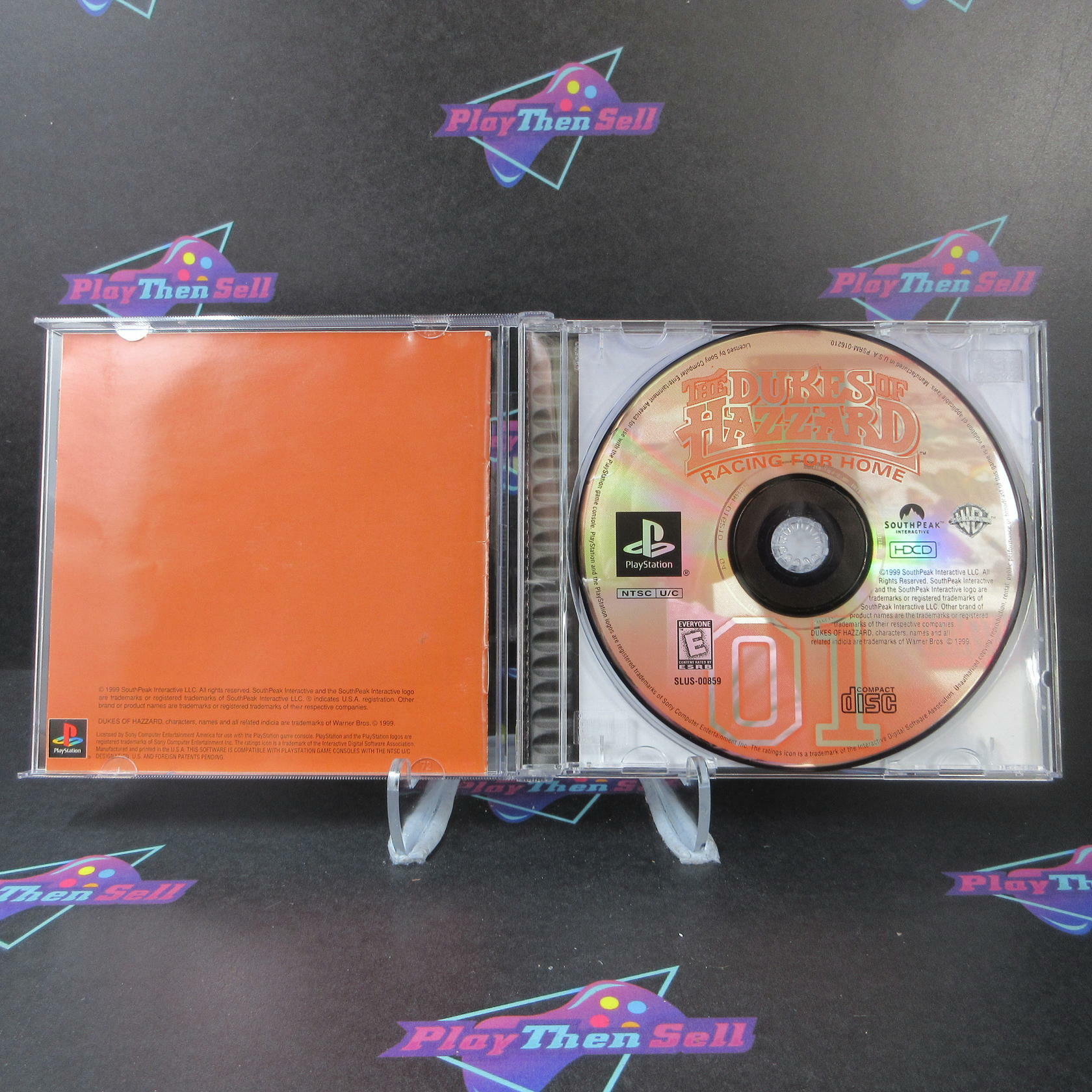 Dukes of Hazzard Racing for Home PS1 PlayStation 1 + Reg Card - Like New