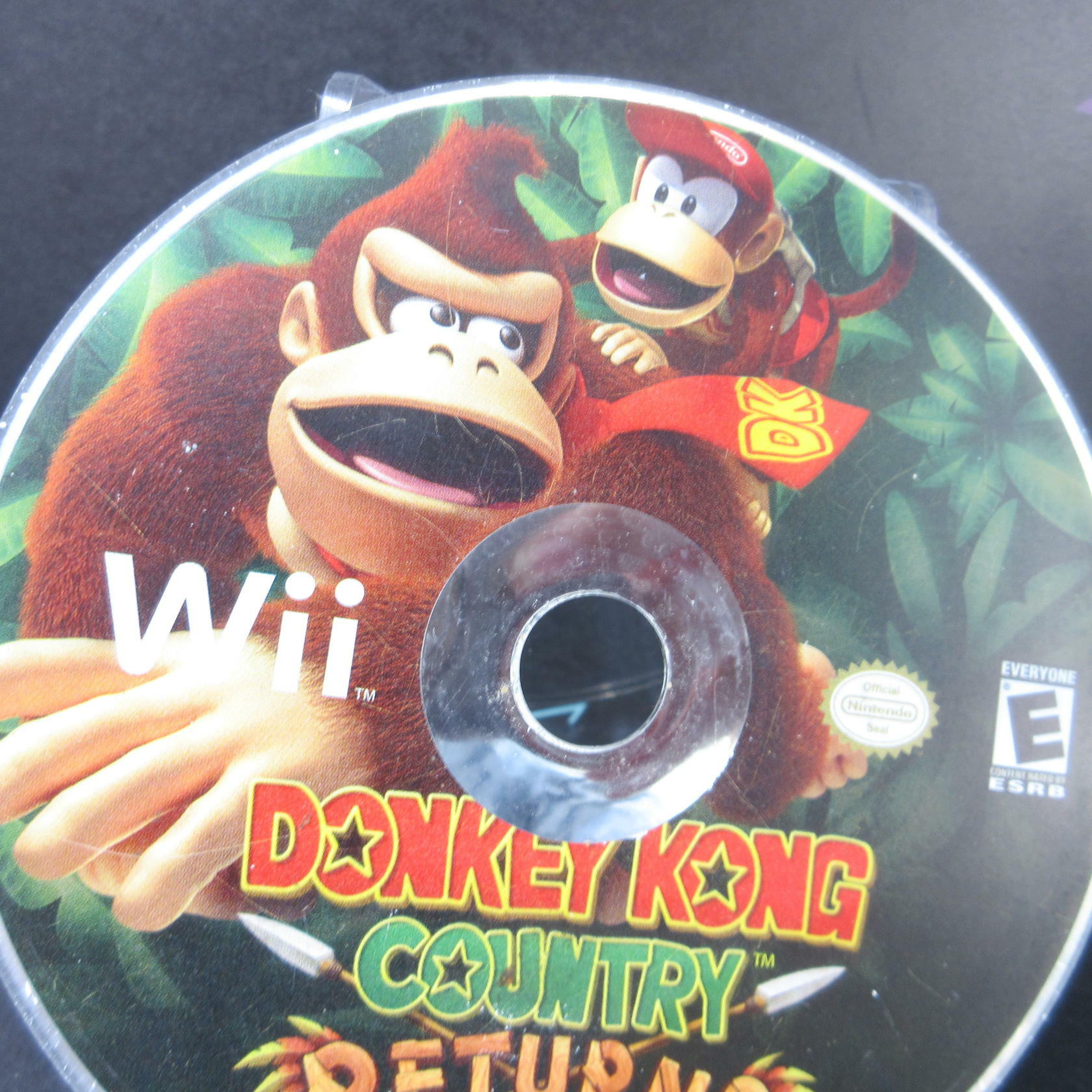 Donkey Kong Country Returns Nintendo Wii Disc Only DD - Very Good