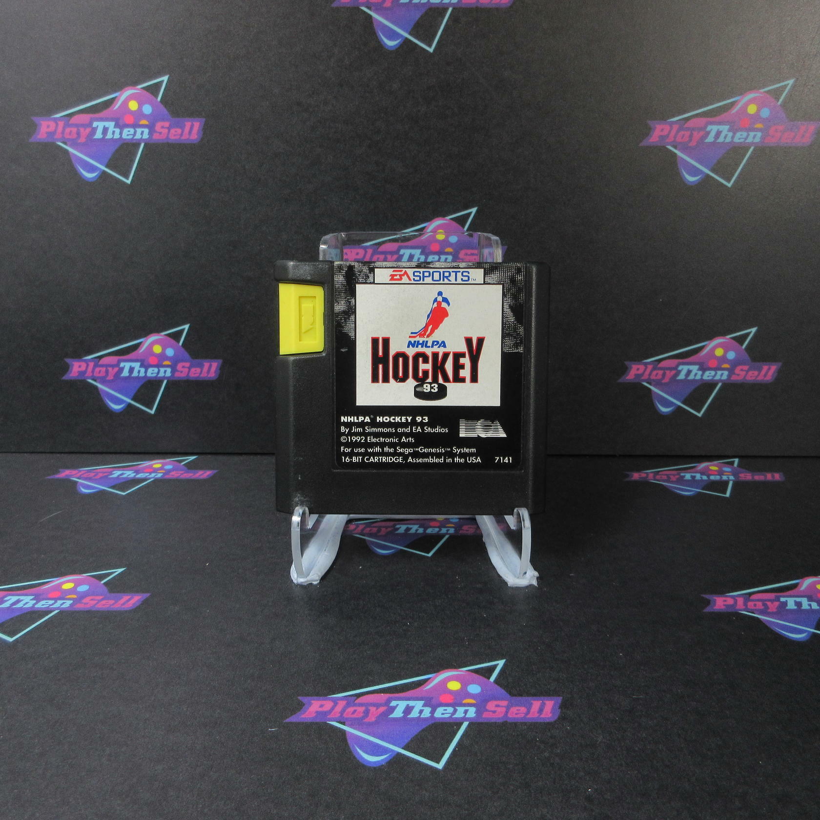 NHLPA Hockey 93 Sega Genesis - MD/CS Complete CIB - Very Good