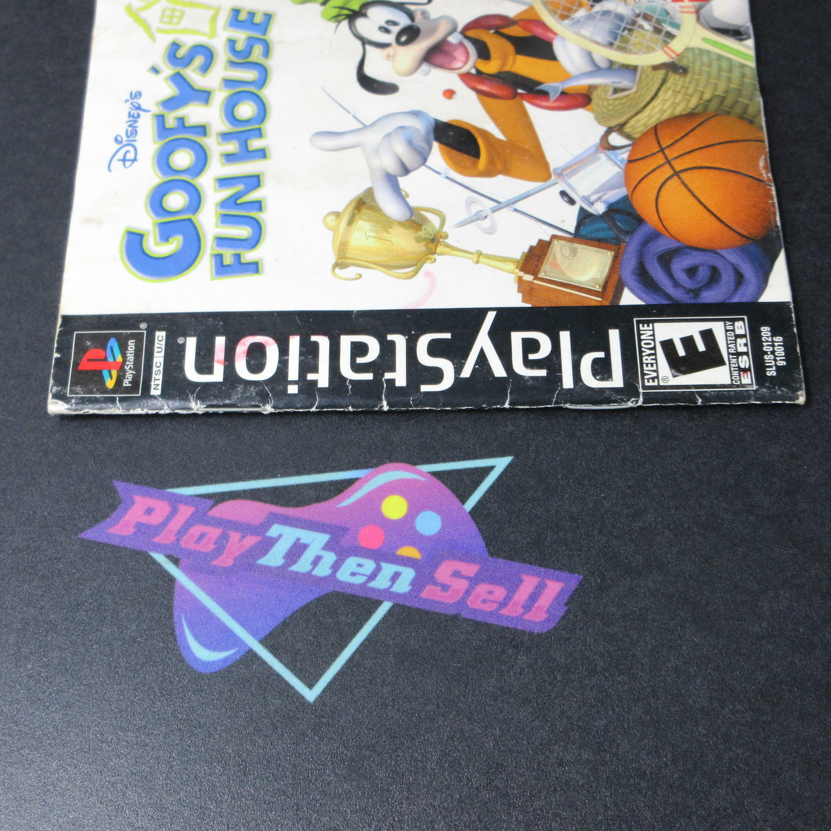 Disney's Goofy's Fun House PS1 PlayStation 1 MD + Reg Card Complete CIB - Very Good