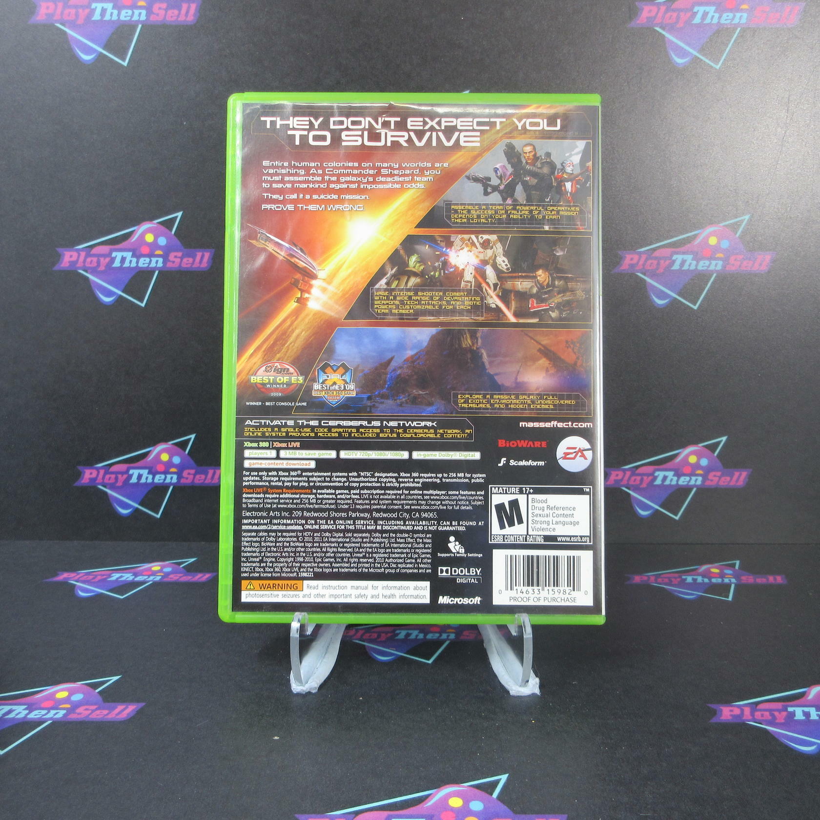 Mass Effect 2 PH Xbox 360 AD Complete CIB - Very Good