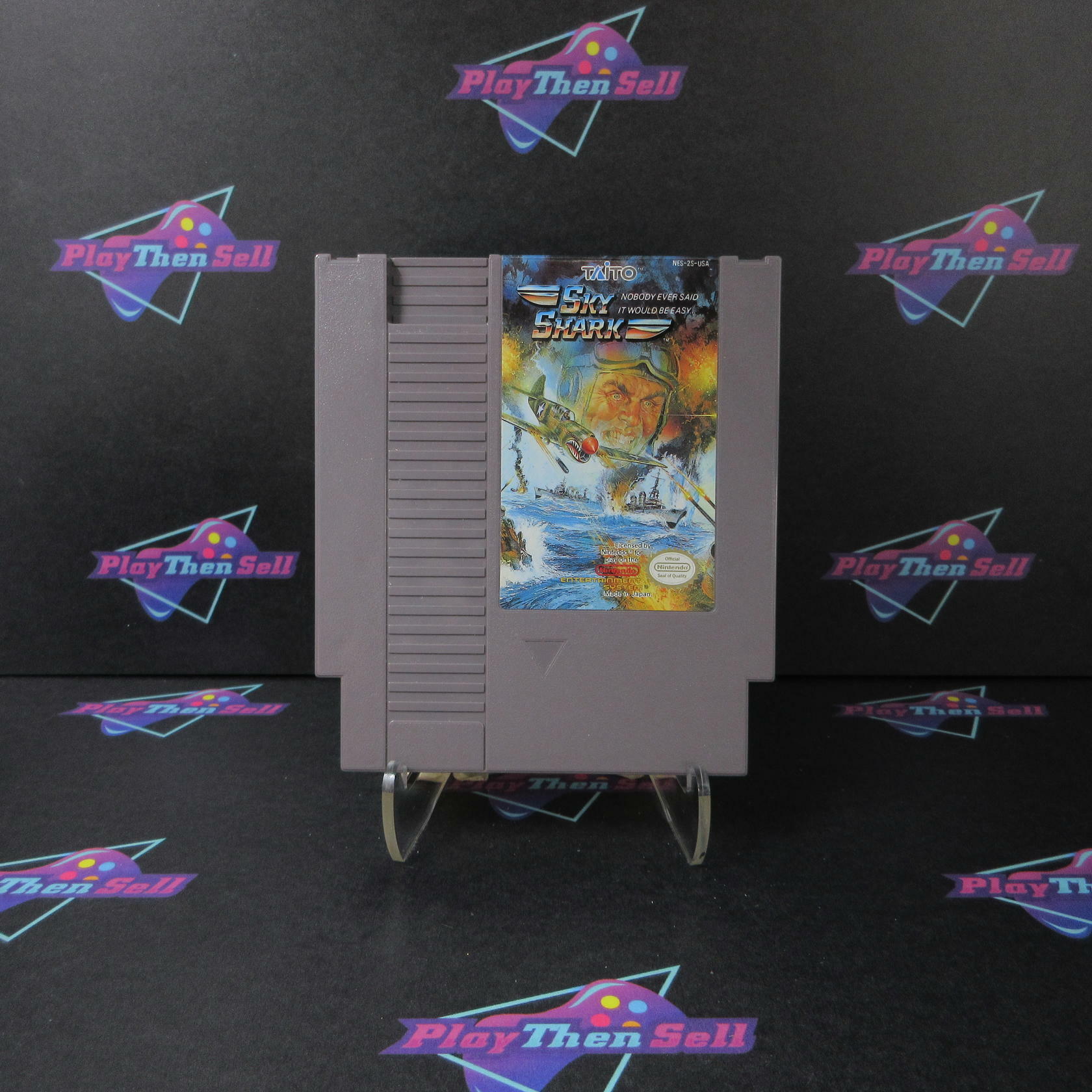 Sky Shark Nintendo NES Cart Only Authentic / Tested - Very Good