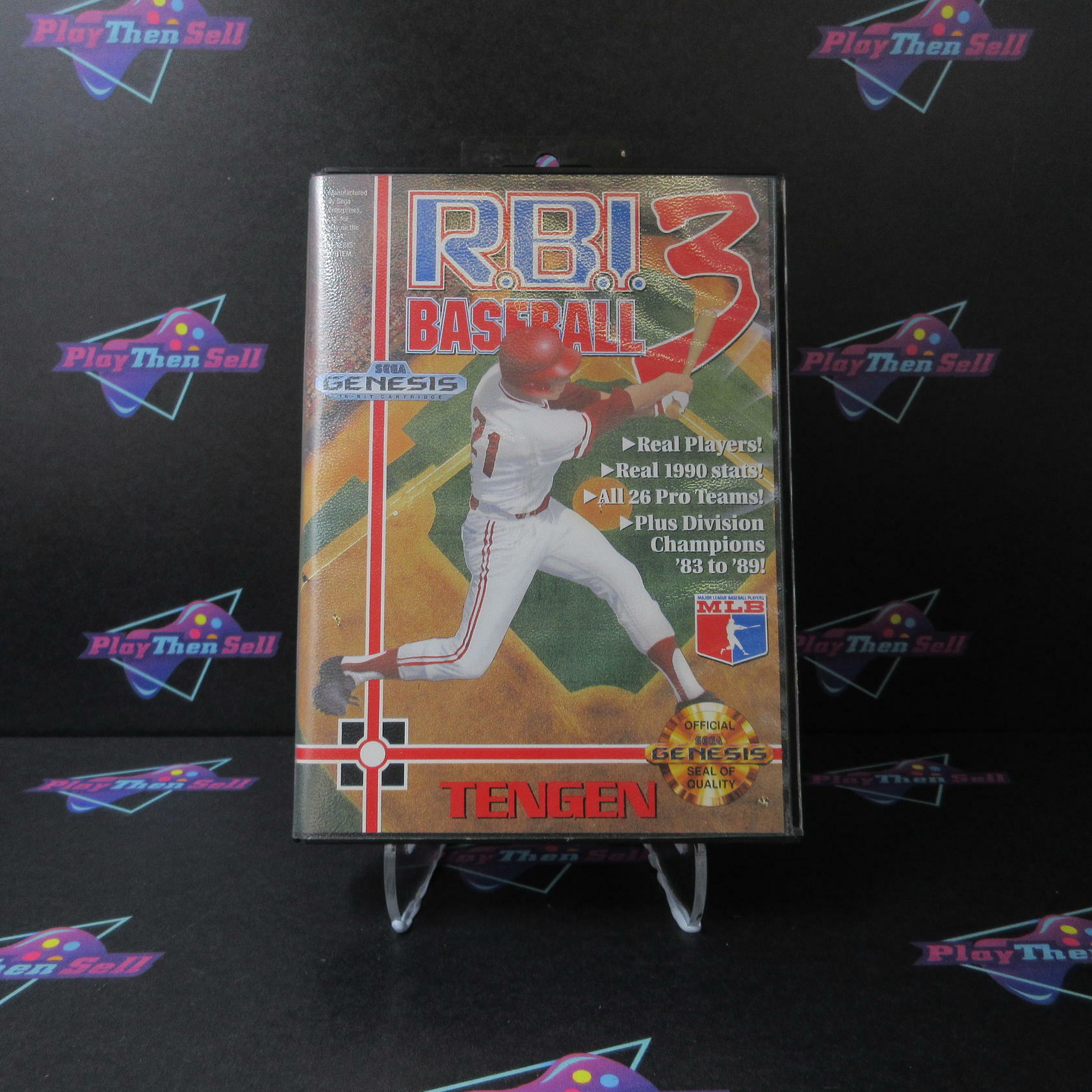 R.B.I. Baseball 3 - Sega Genesis Boxed Complete MD - Very Good