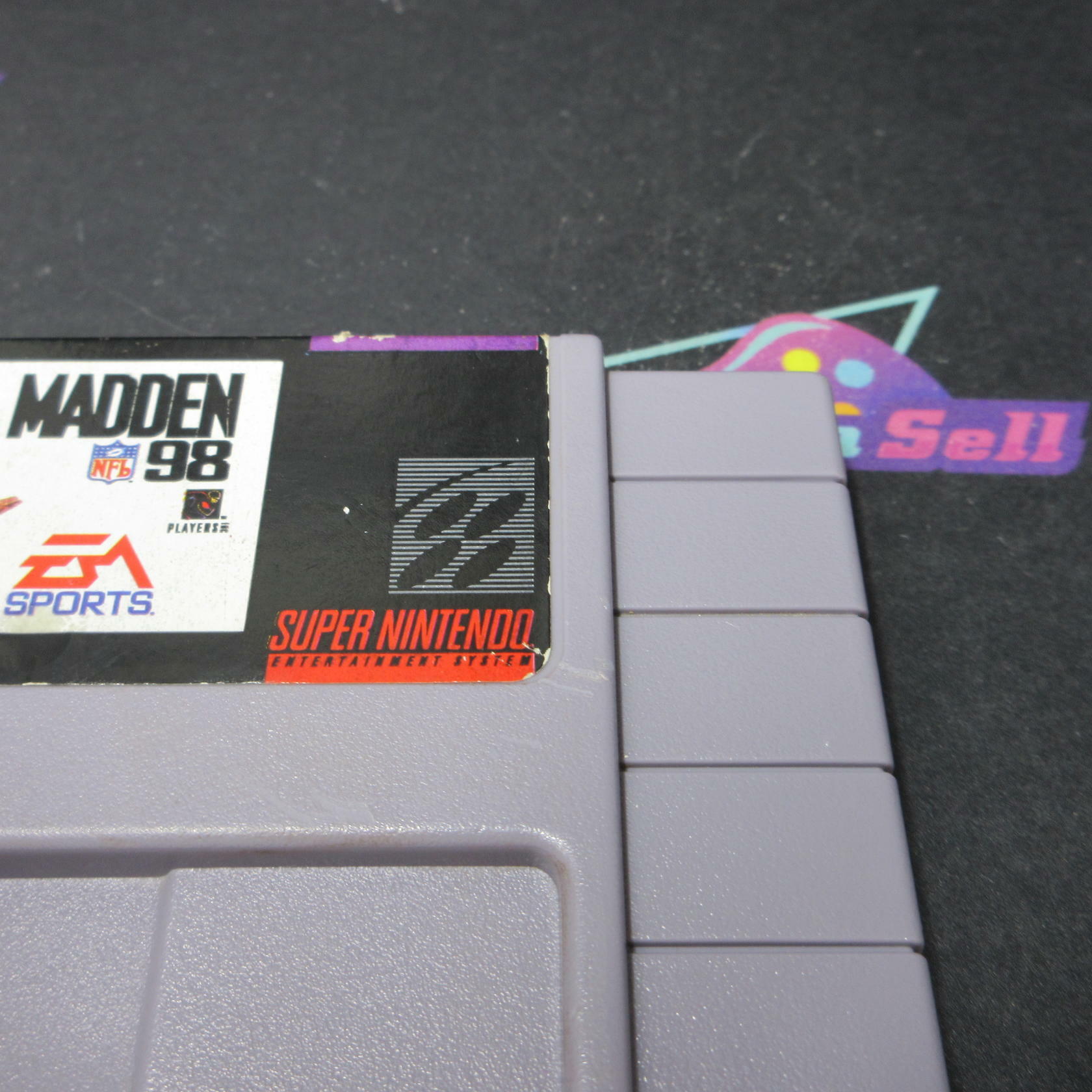 Madden NFL 98 Nintendo SNES AD Cart Only Authentic / Tested - Very Good