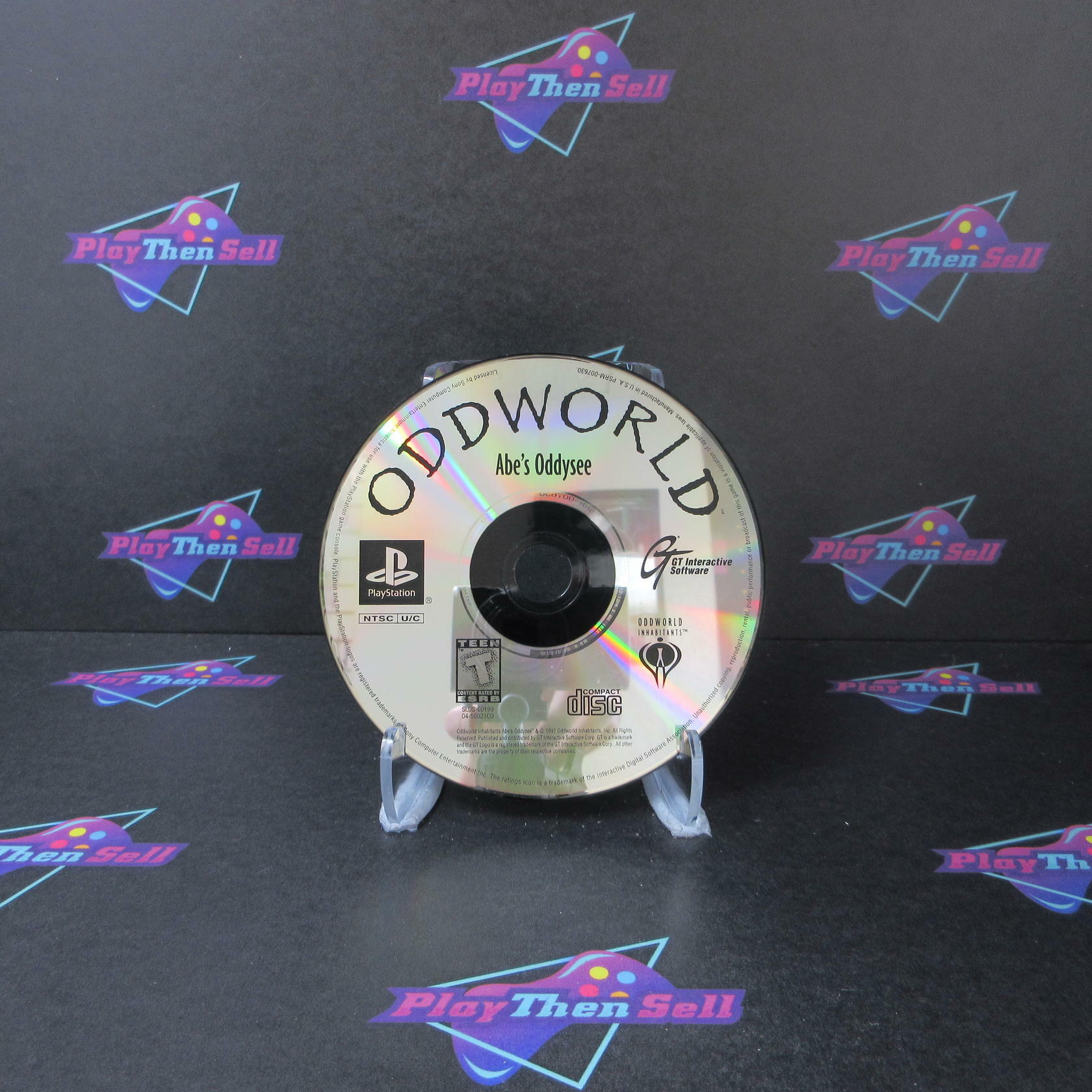 Oddworld Abe's Oddysee GH PS1 PlayStation 1 Disc Only - Very Good