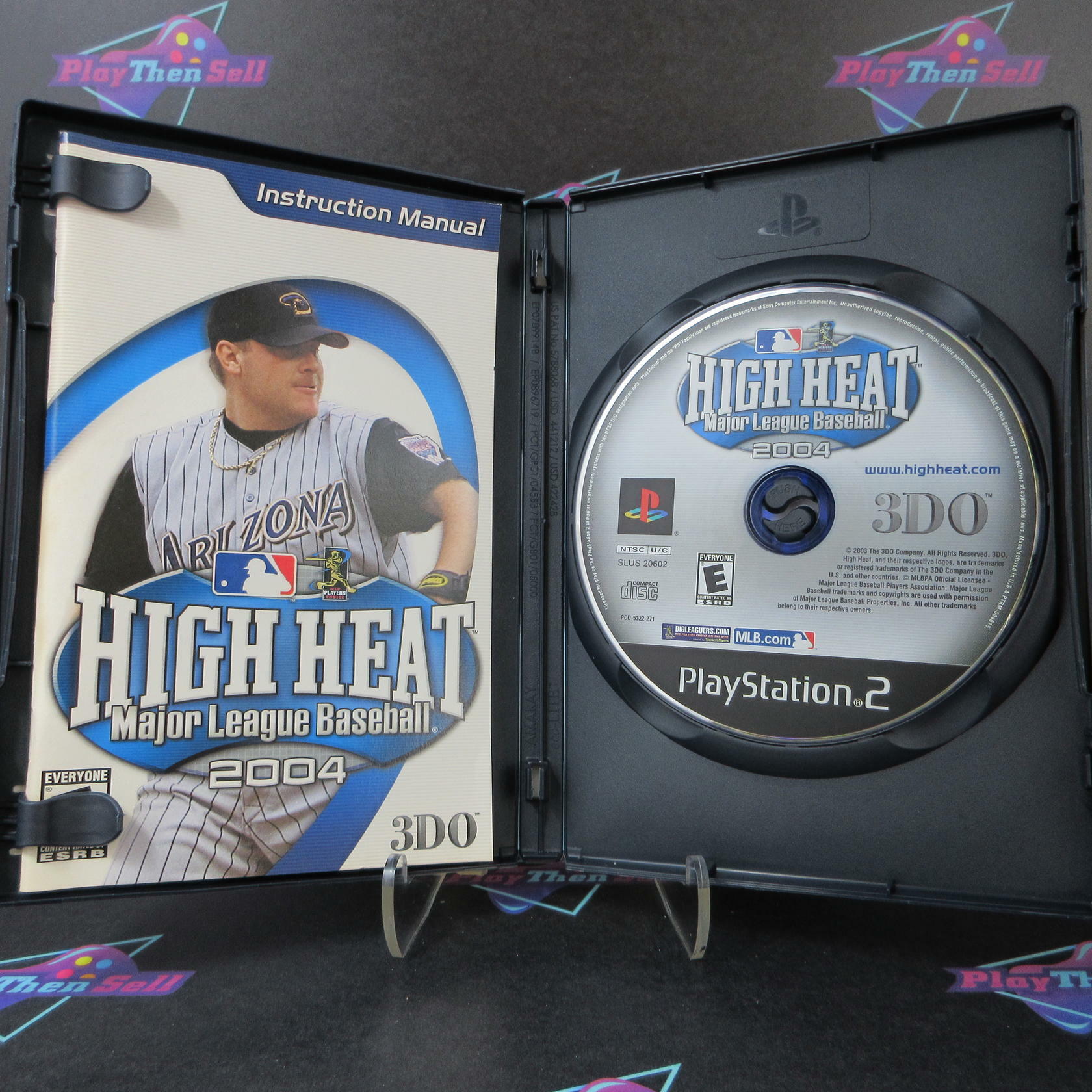 High Heat Baseball 2004 + Reg Card PS2 PlayStation 2 AD - Very Good