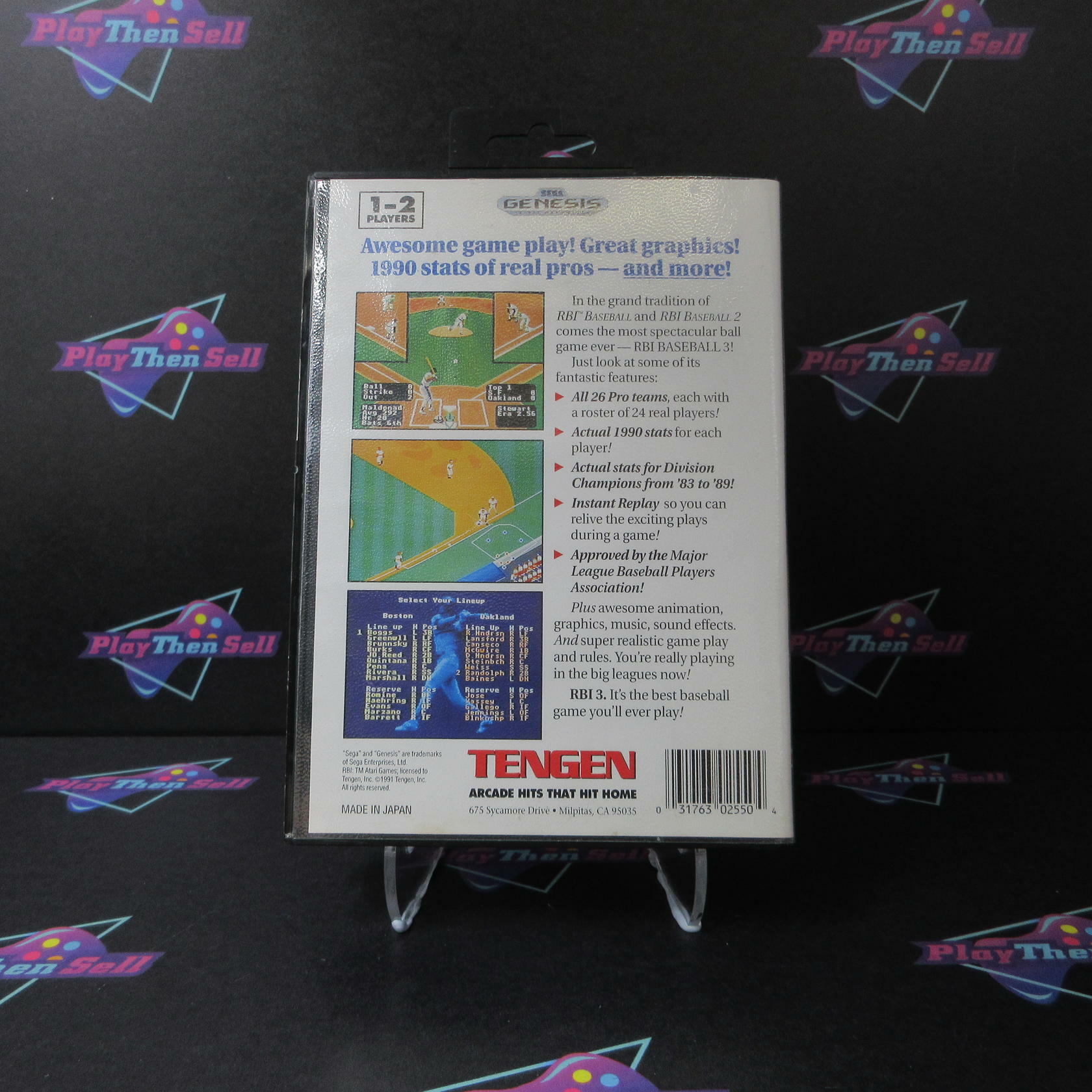 R.B.I. Baseball 3 - Sega Genesis Boxed Complete MD - Very Good