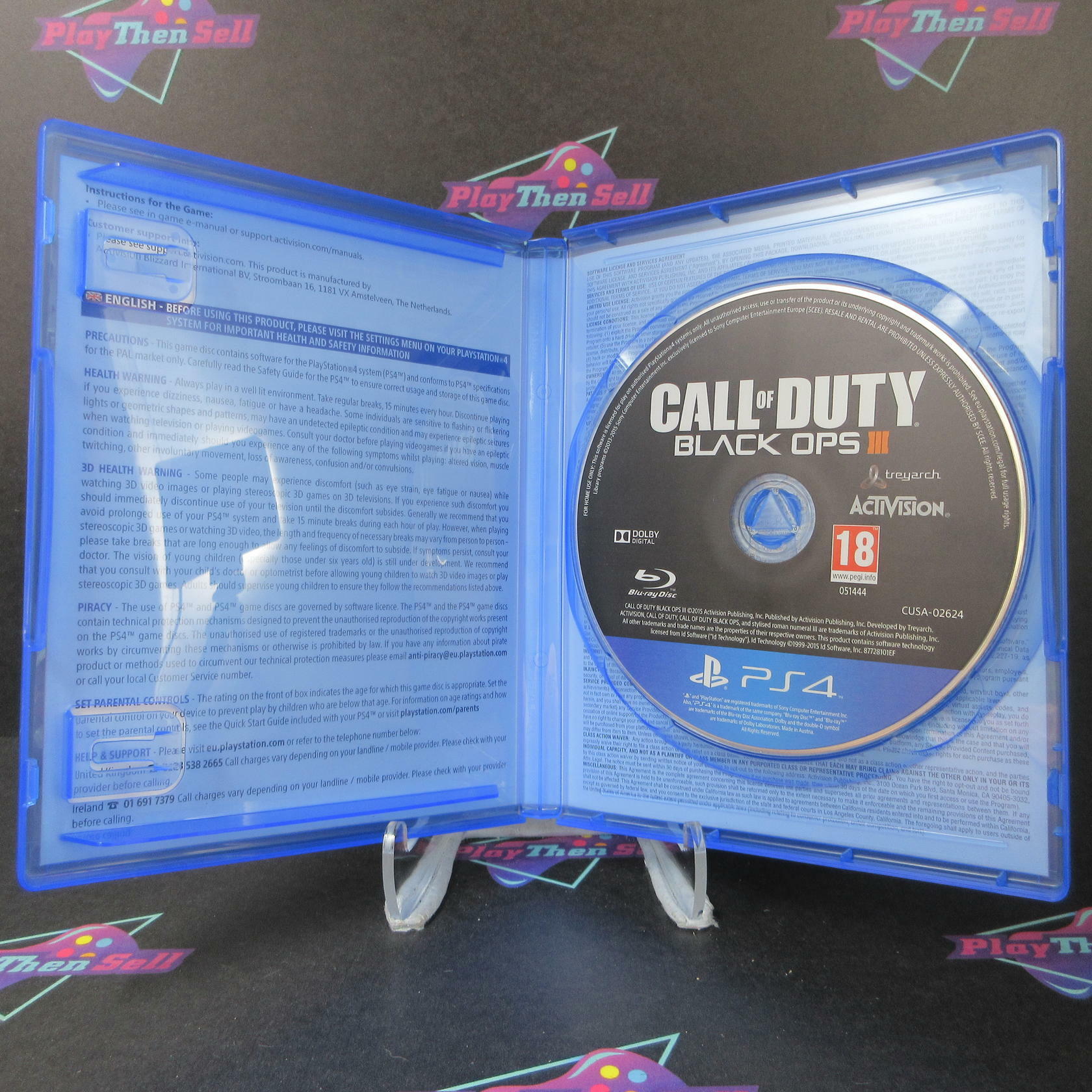 Call of Duty Black Ops III PS4 PlayStation 4 PEGI - Like New