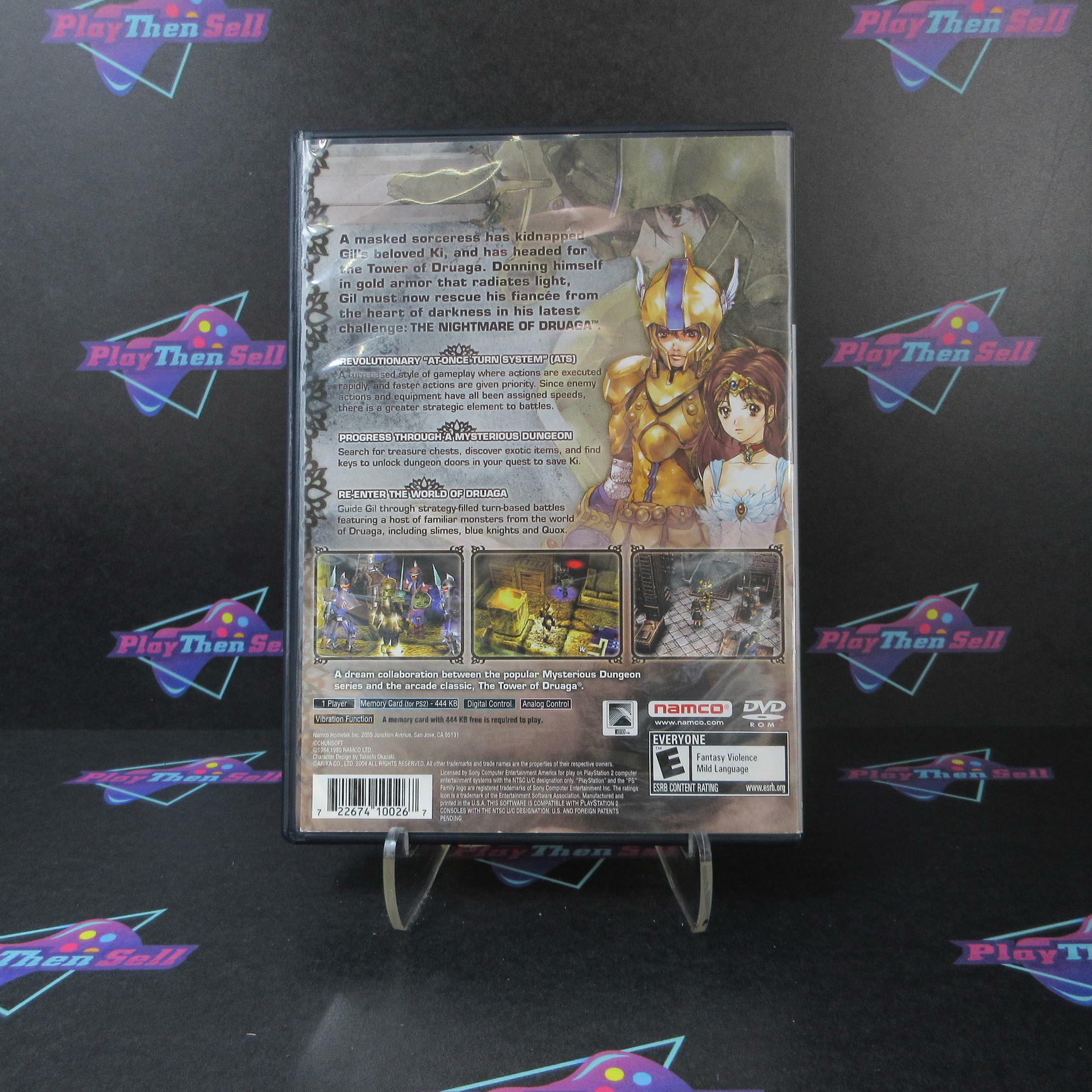 The Nightmare of Druaga Fushigino Dungeon PS2 PlayStation 2 - Like New