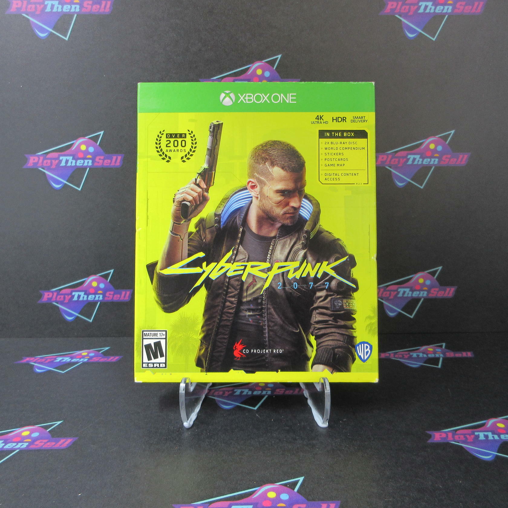 Cyberpunk 2077 Xbox One + Sleeve/Stickers/Map - Like New