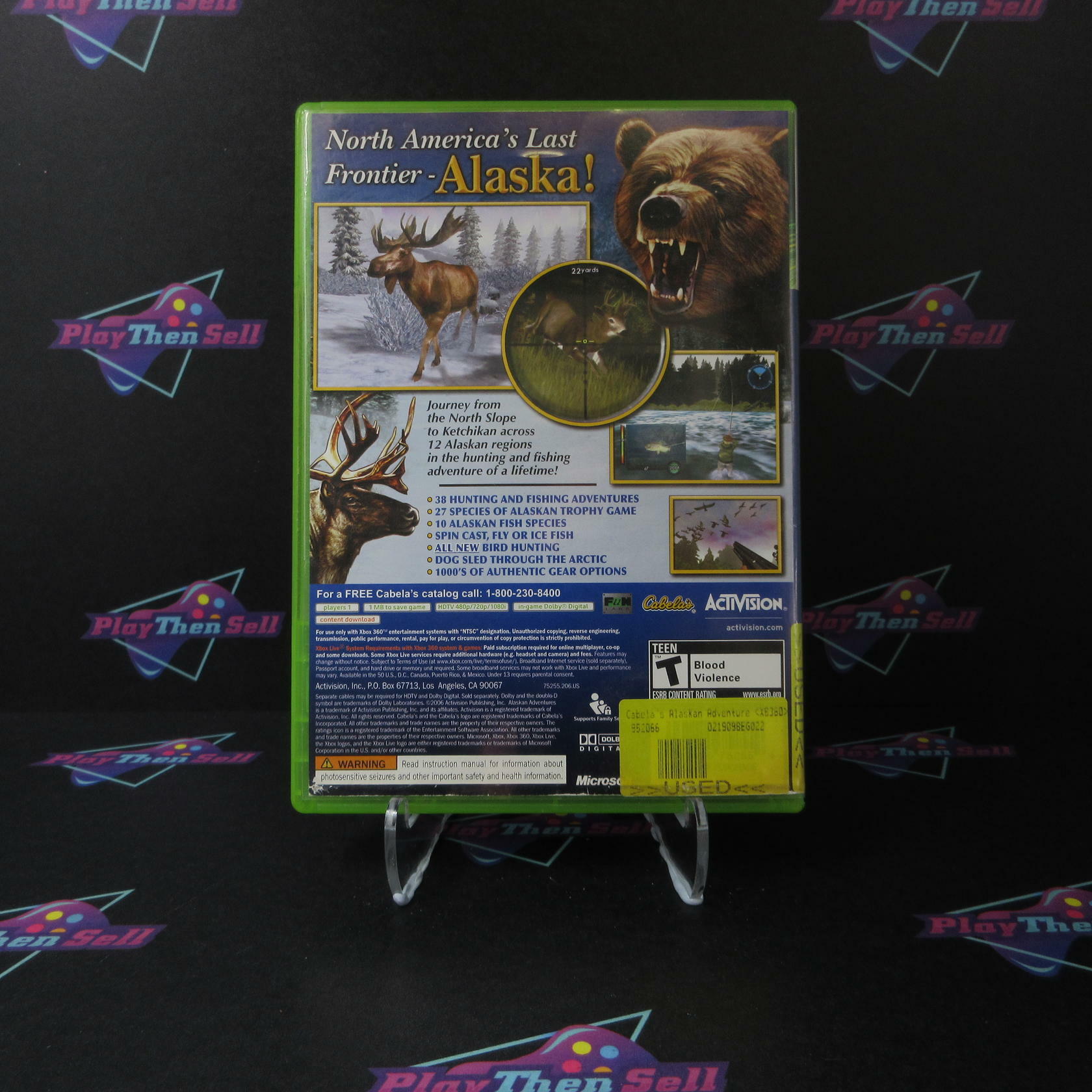 Cabelas Alaskan Adventure Xbox 360 AD/NM - Very Good