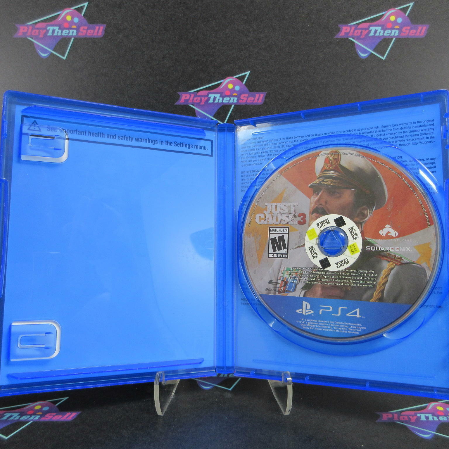 Just Cause 3 PS4 PlayStation 4 DD CIB - Very Good