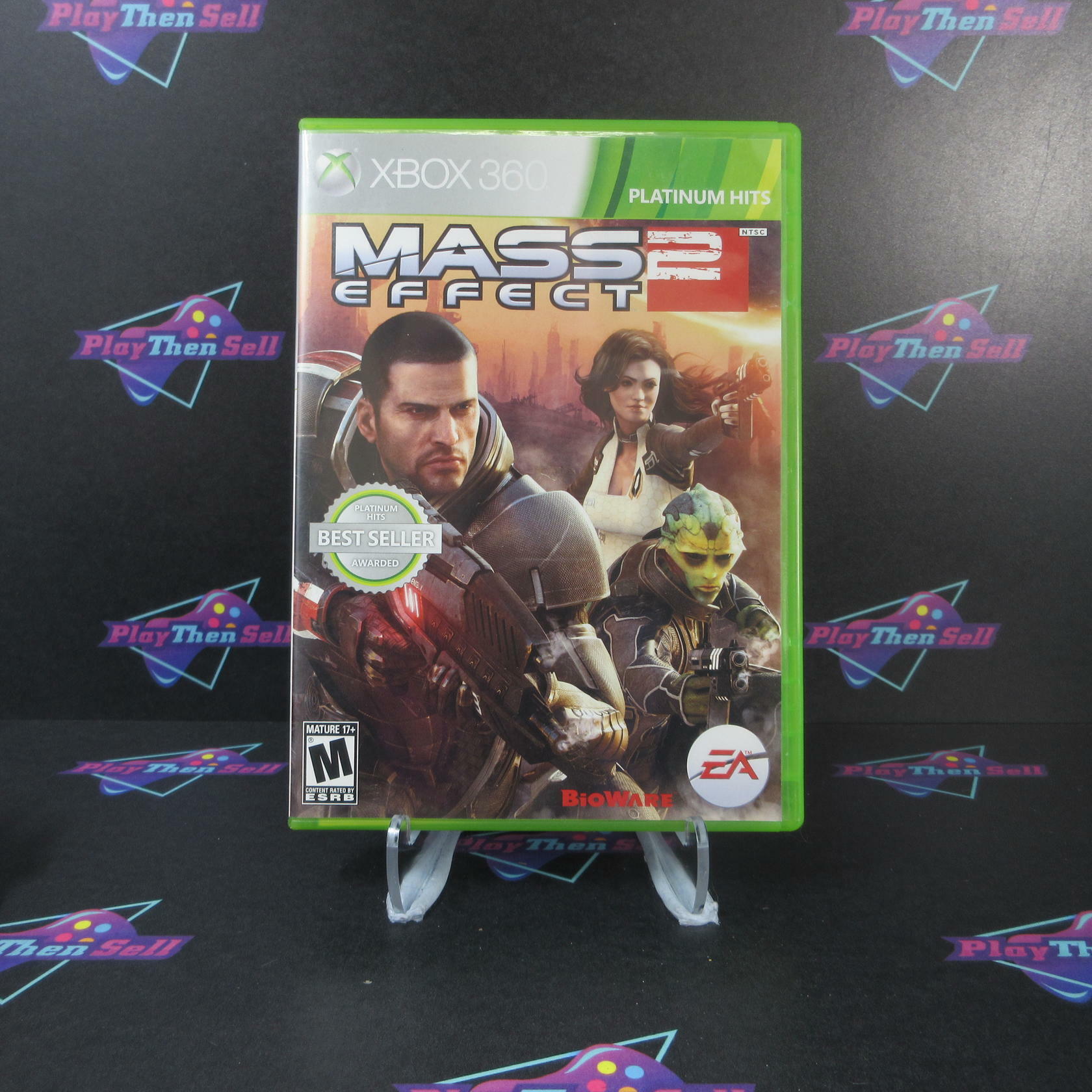 Mass Effect 2 PH Xbox 360 AD Complete CIB - Very Good