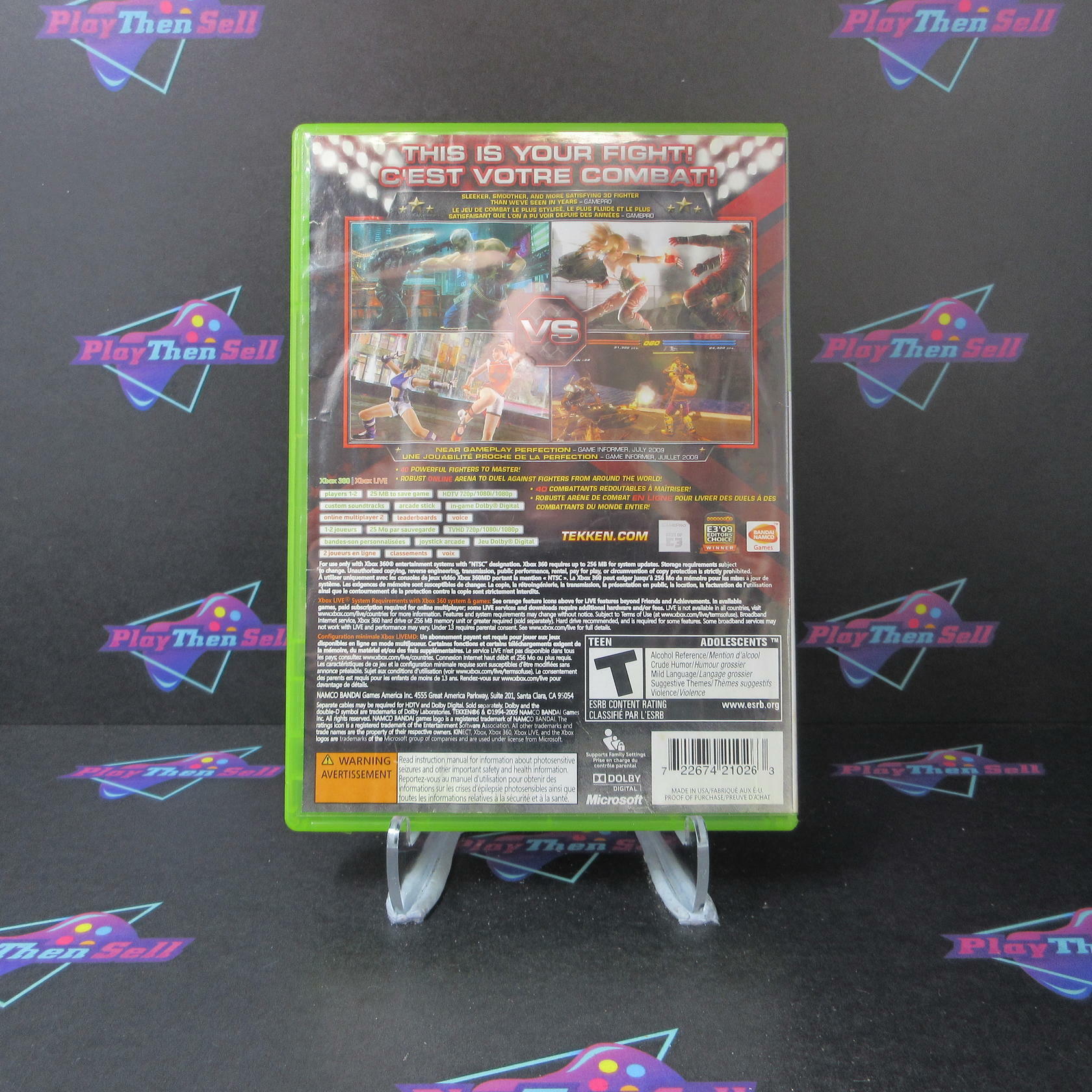 Tekken 6 PH Xbox 360 AD/NM - Very Good