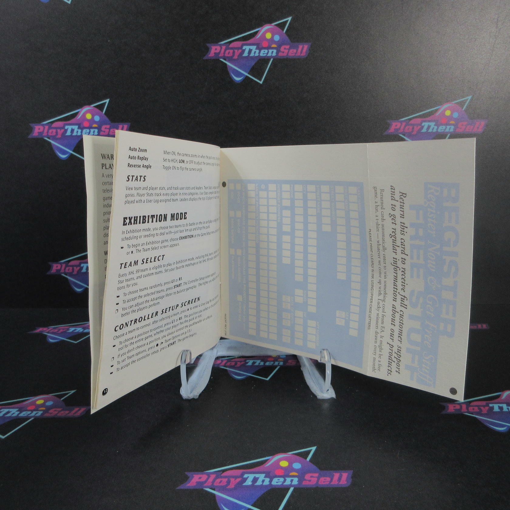 NHL 99 PS1 PlayStation 1 + Reg Card MD - Very Good
