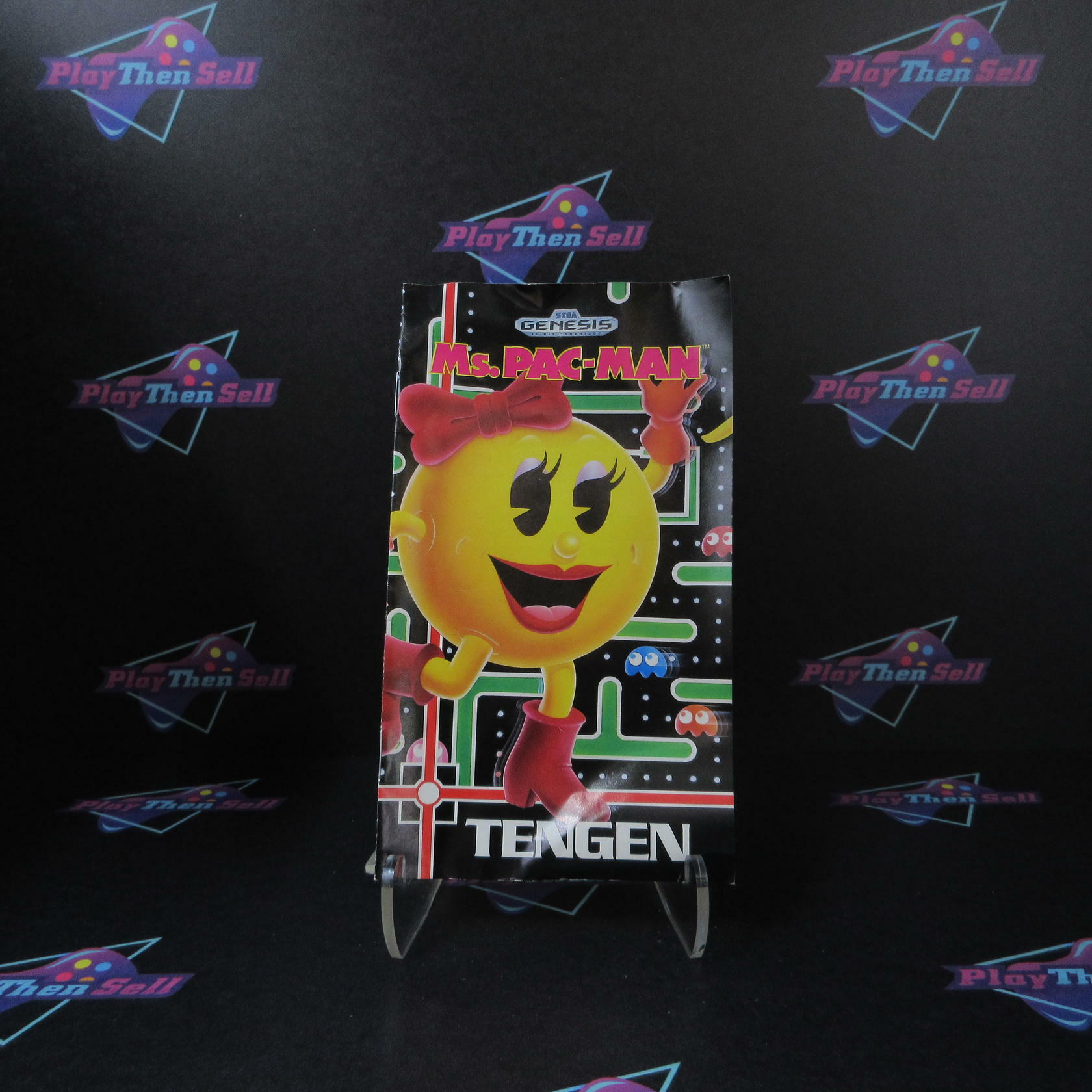 Ms. Pac-man Sega Genesis Boxed Complete CIB - Very Good