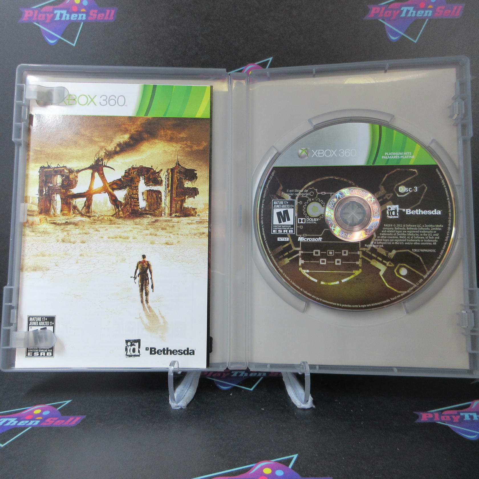 Rage PH Xbox 360 AD Complete CIB - Very Good