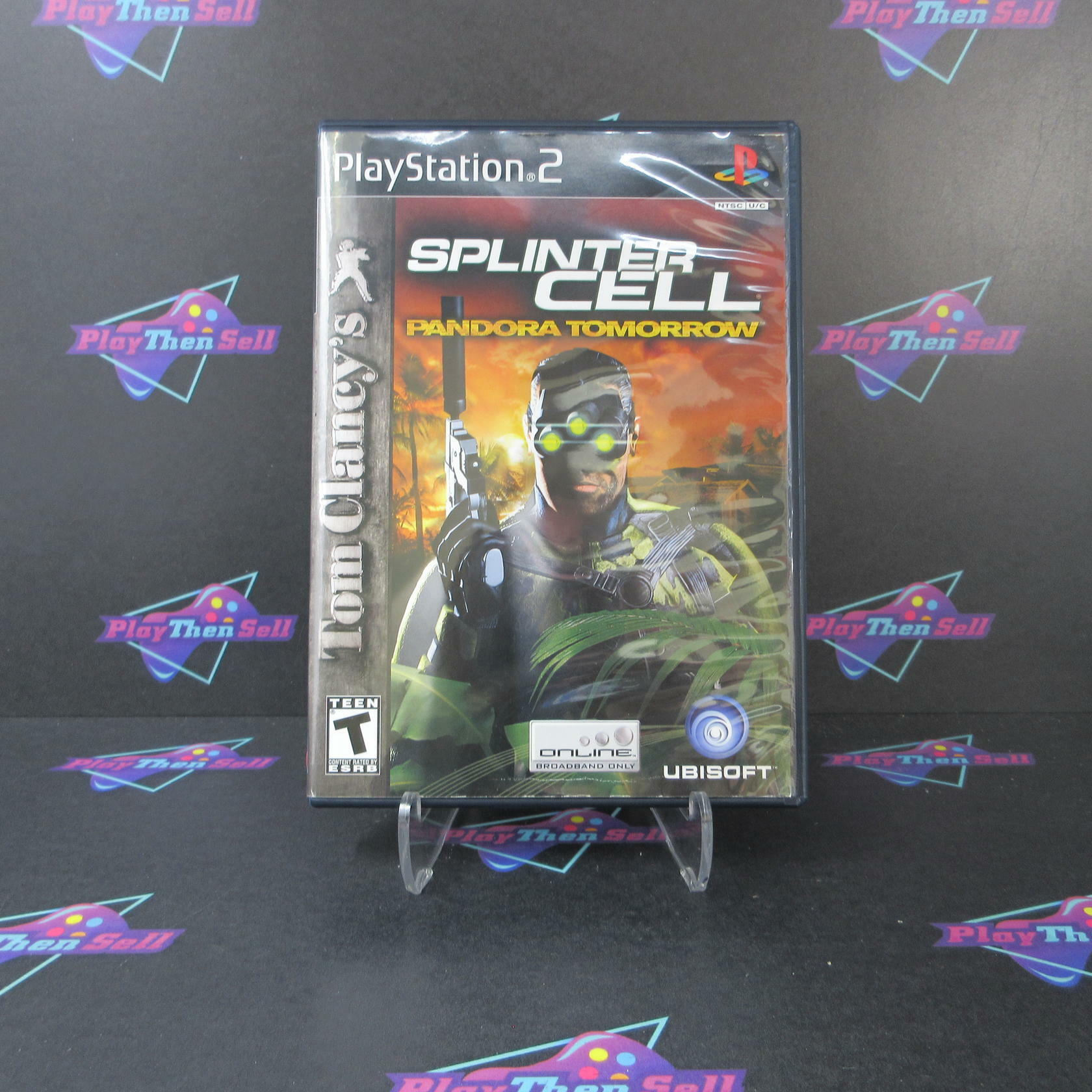 Splinter Cell Pandora Tomorrow + Reg Card PS2 PlayStation 2 AD/MD CIB - Very Good