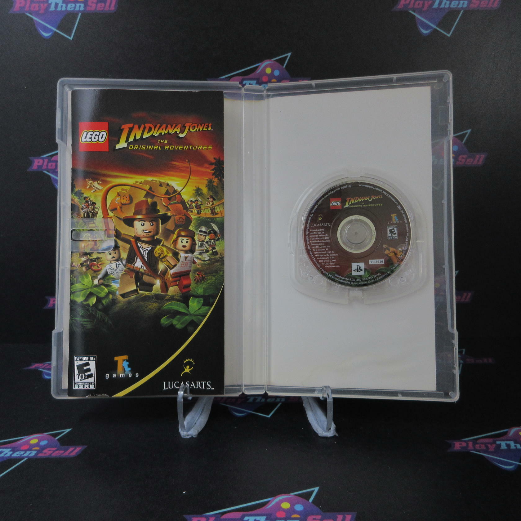 Lego Indiana Jones The Original Adventures Clear UMD Sony PSP AD Complete CIB - Very Good