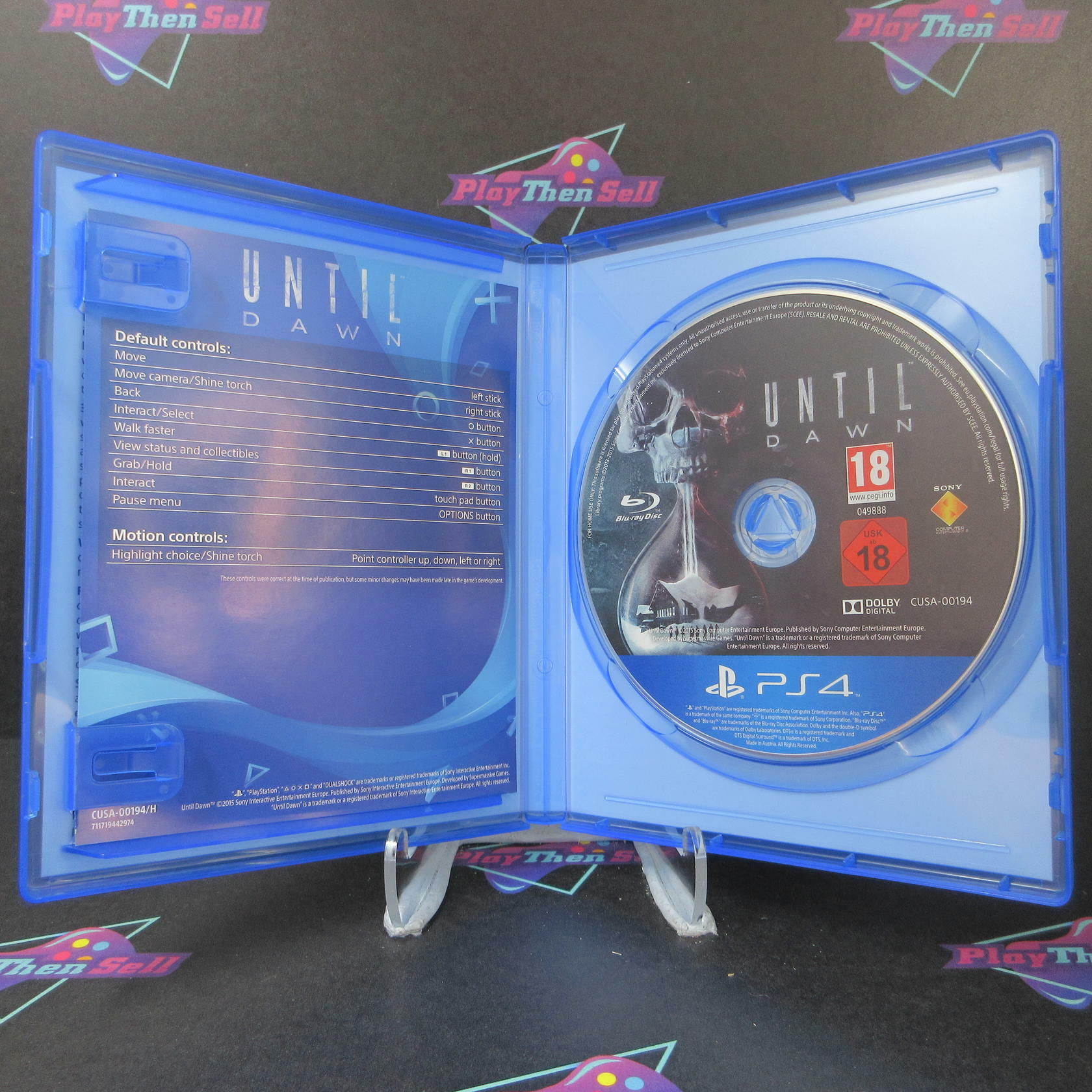 Until Dawn PlayStation Hits PS4 PlayStation 4 PEGI - Like New
