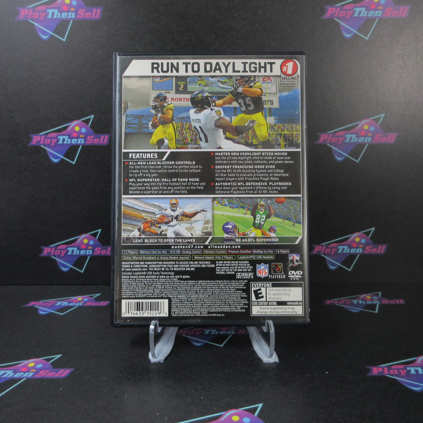 Madden NFL 07 PS2 PlayStation 2 DD Complete CIB - Very Good