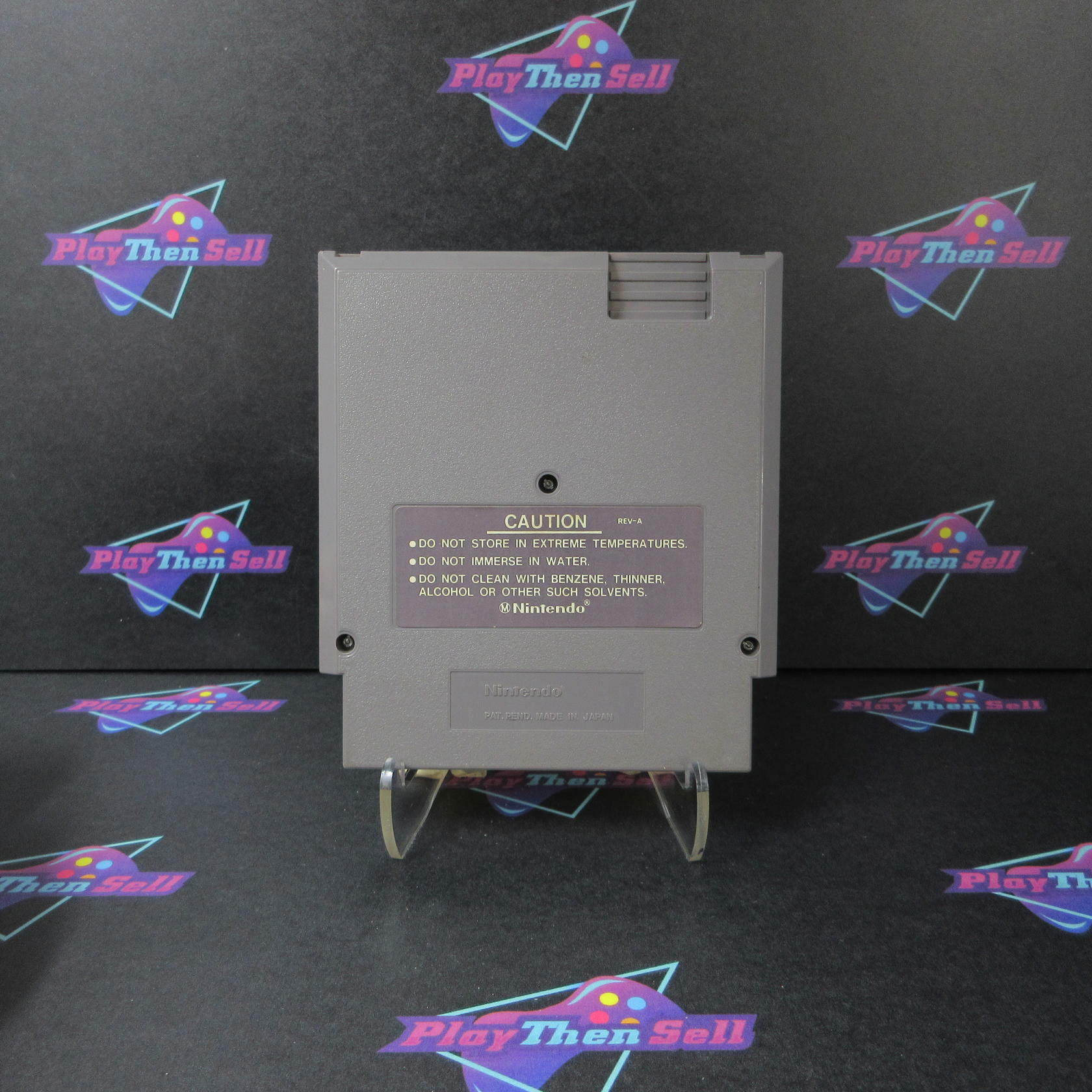 T & C Surf Designs Wood & Water Rage NES AD Nintendo Cart Only Authentic - Very Good