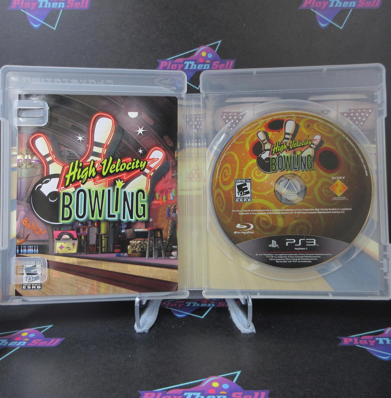High Velocity Bowling PS3 PlayStation 3 AD Complete CIB - Very Good