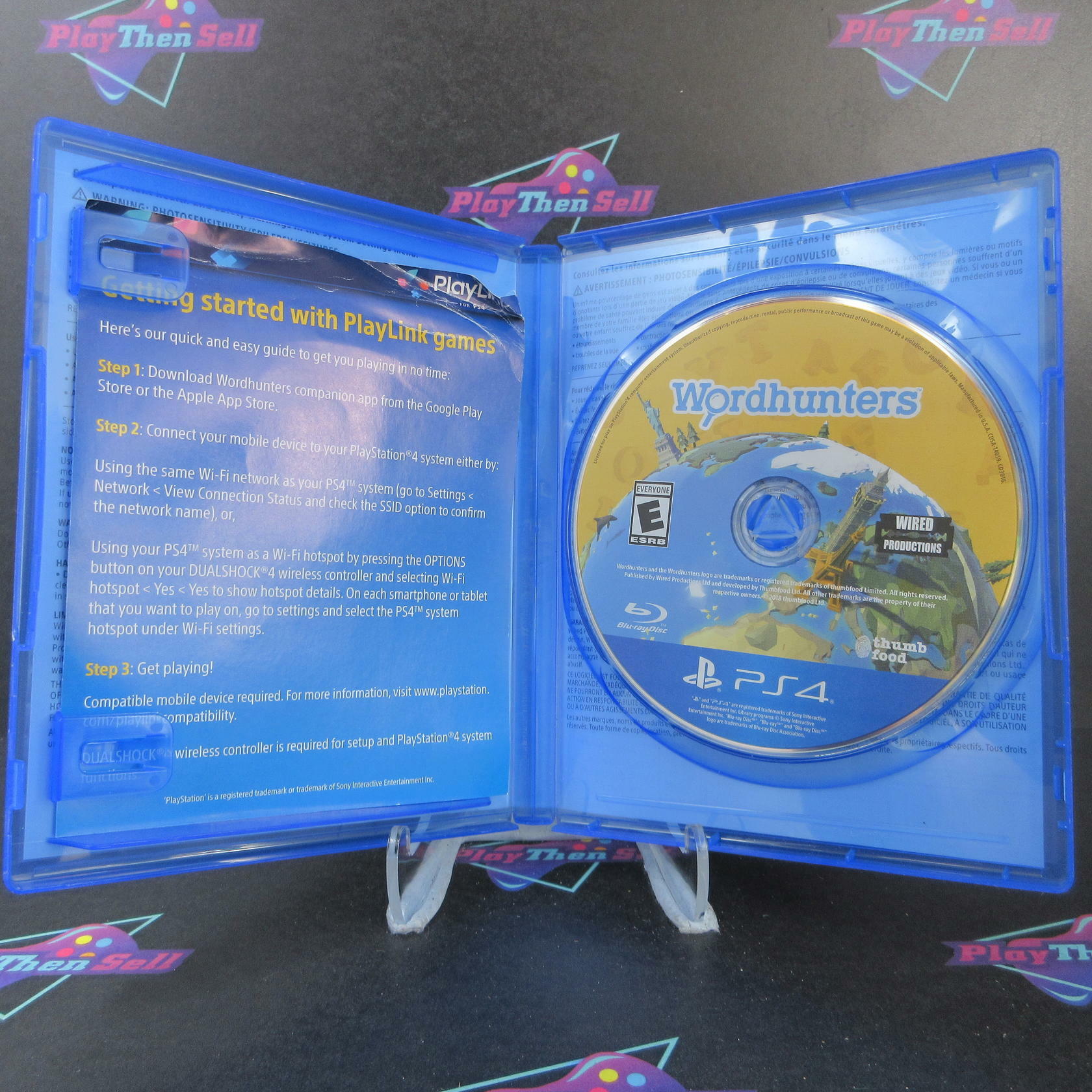 Wordhunters - PS4 PlayStation 4 AD - Very Good