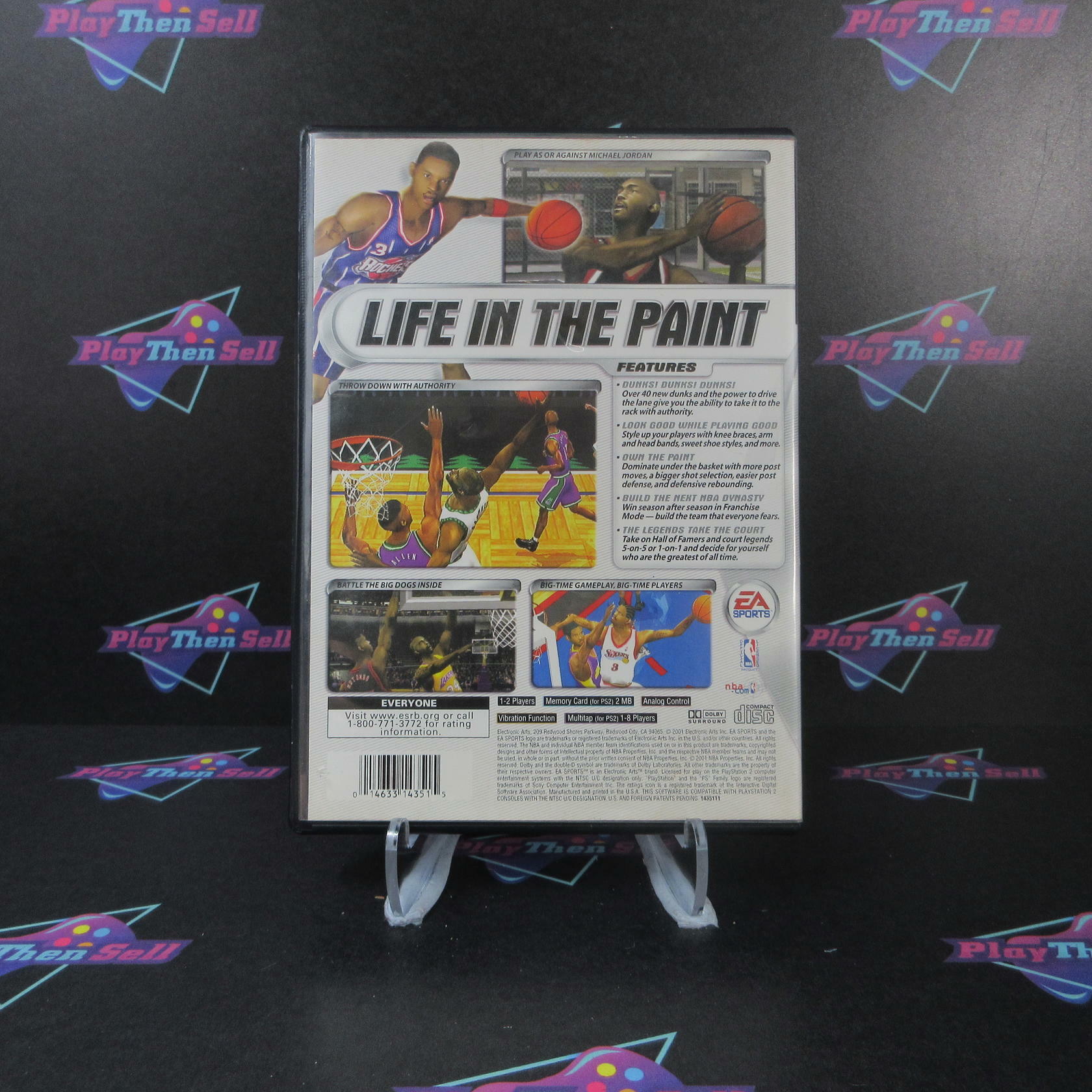 NBA Live 2002 PS2 PlayStation 2 - Very Good