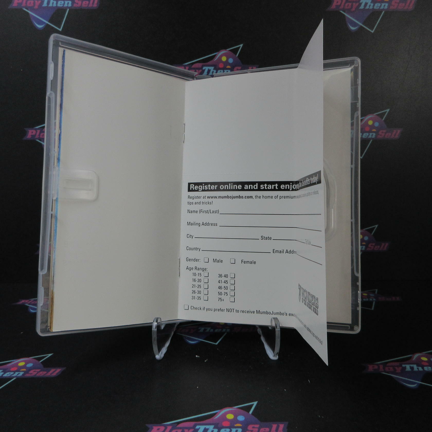 7 Wonders of the Ancient World + Reg Card Sony PSP AD Complete CIB - Very Good