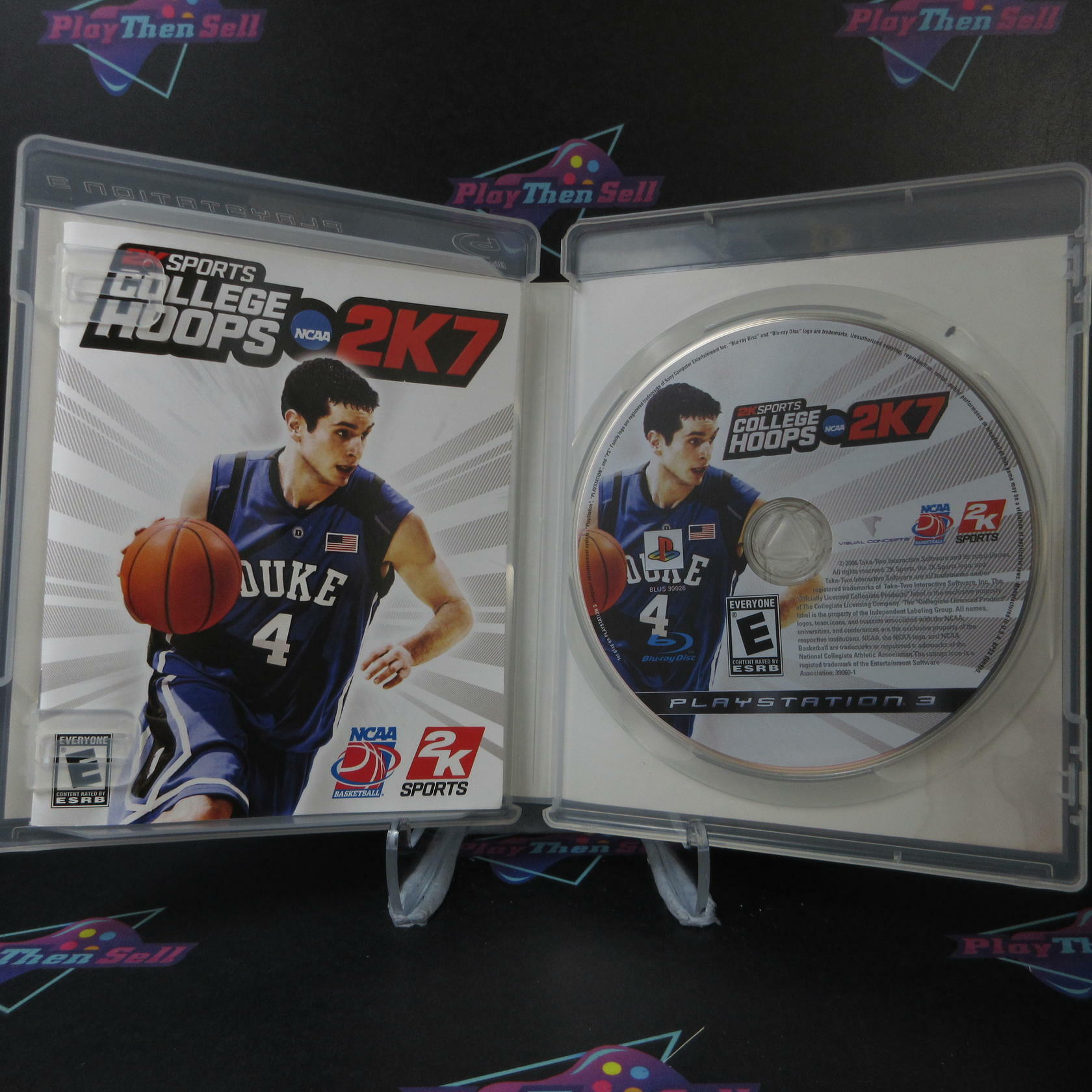 College Hoops 2K7 PS3 PlayStation 3 AD Complete CIB - Very Good