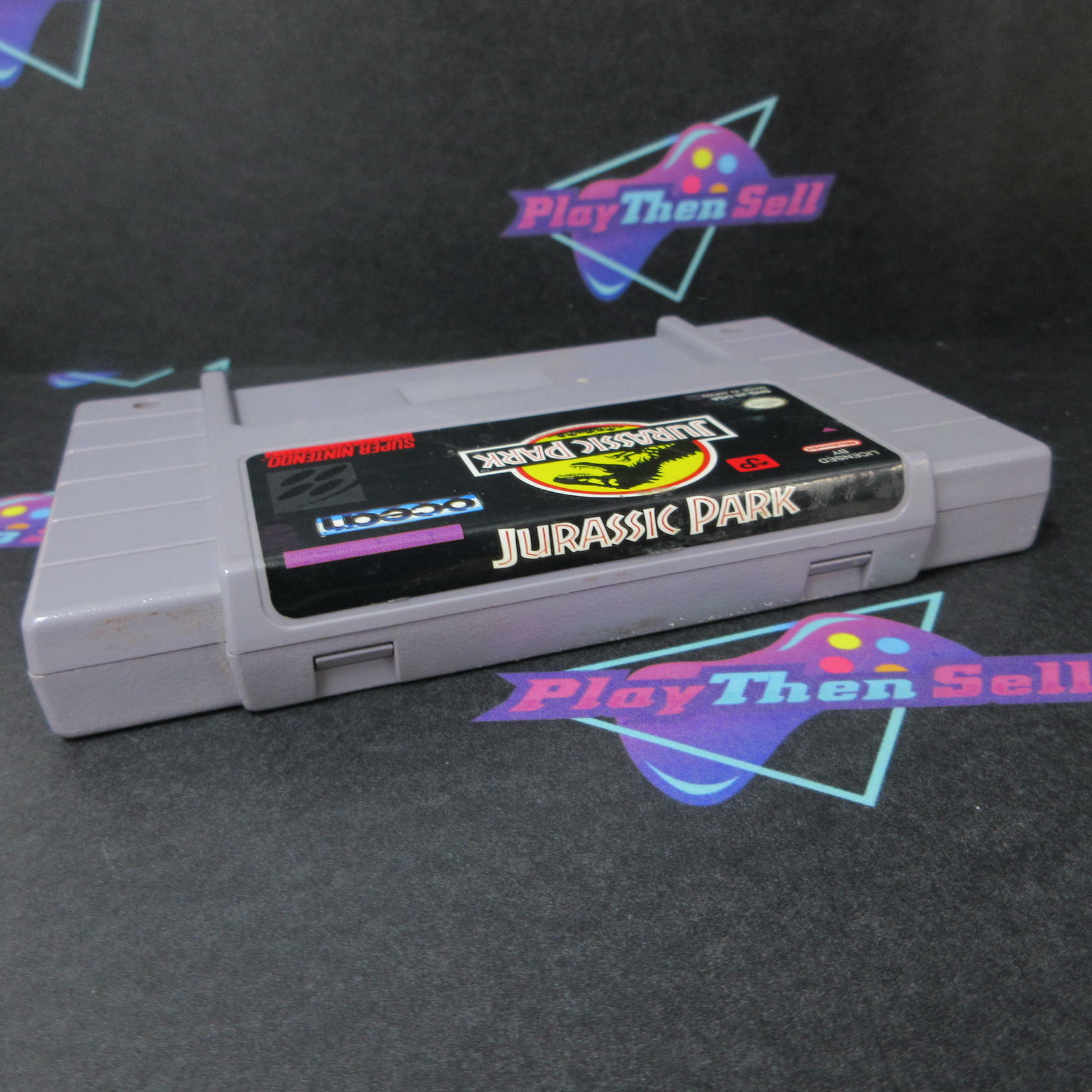 Jurassic Park Super Nintendo SNES Cartridge Only Authentic / Tested - Very Good