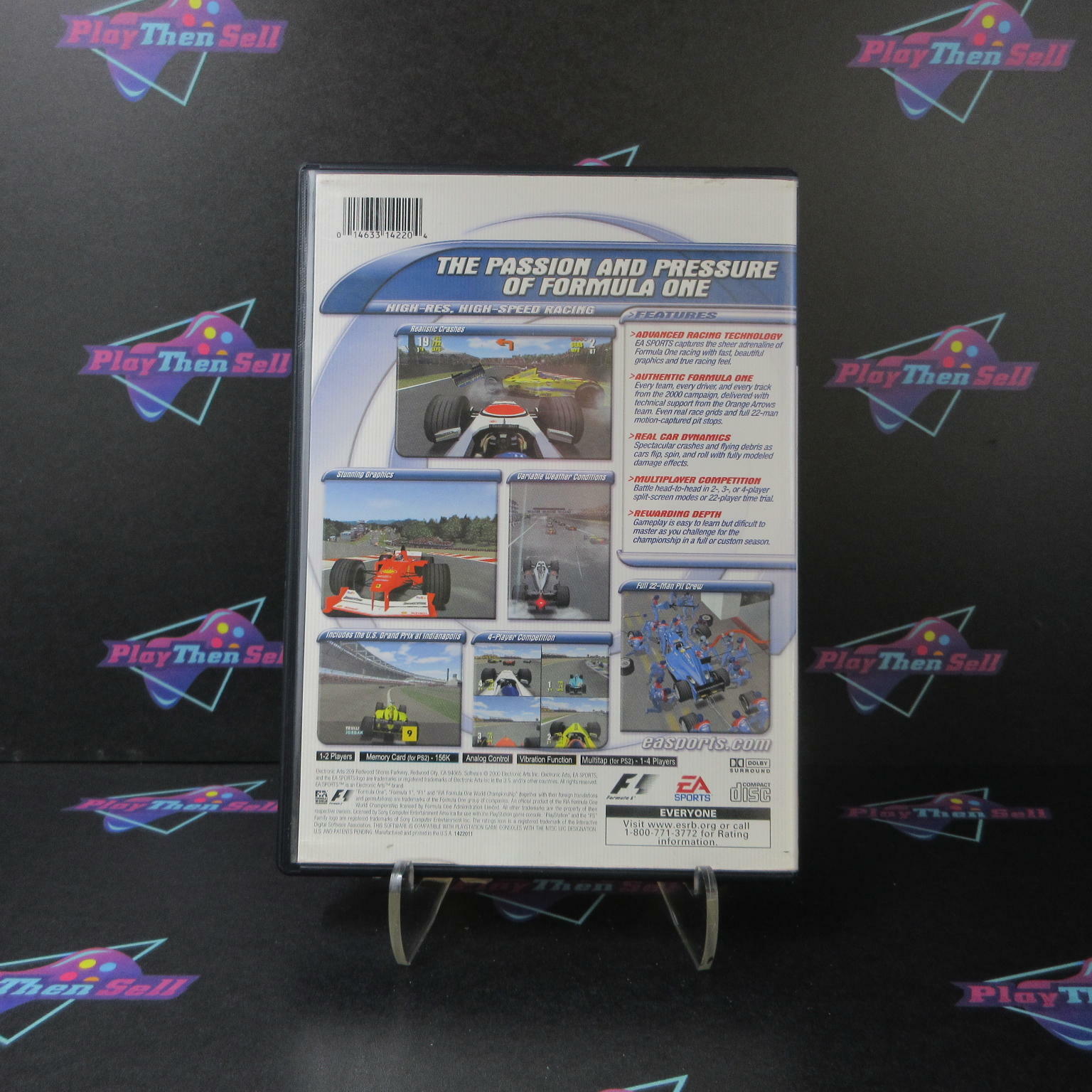 F1 Championship Season 2000 PlayStation 2 AD - Very Good