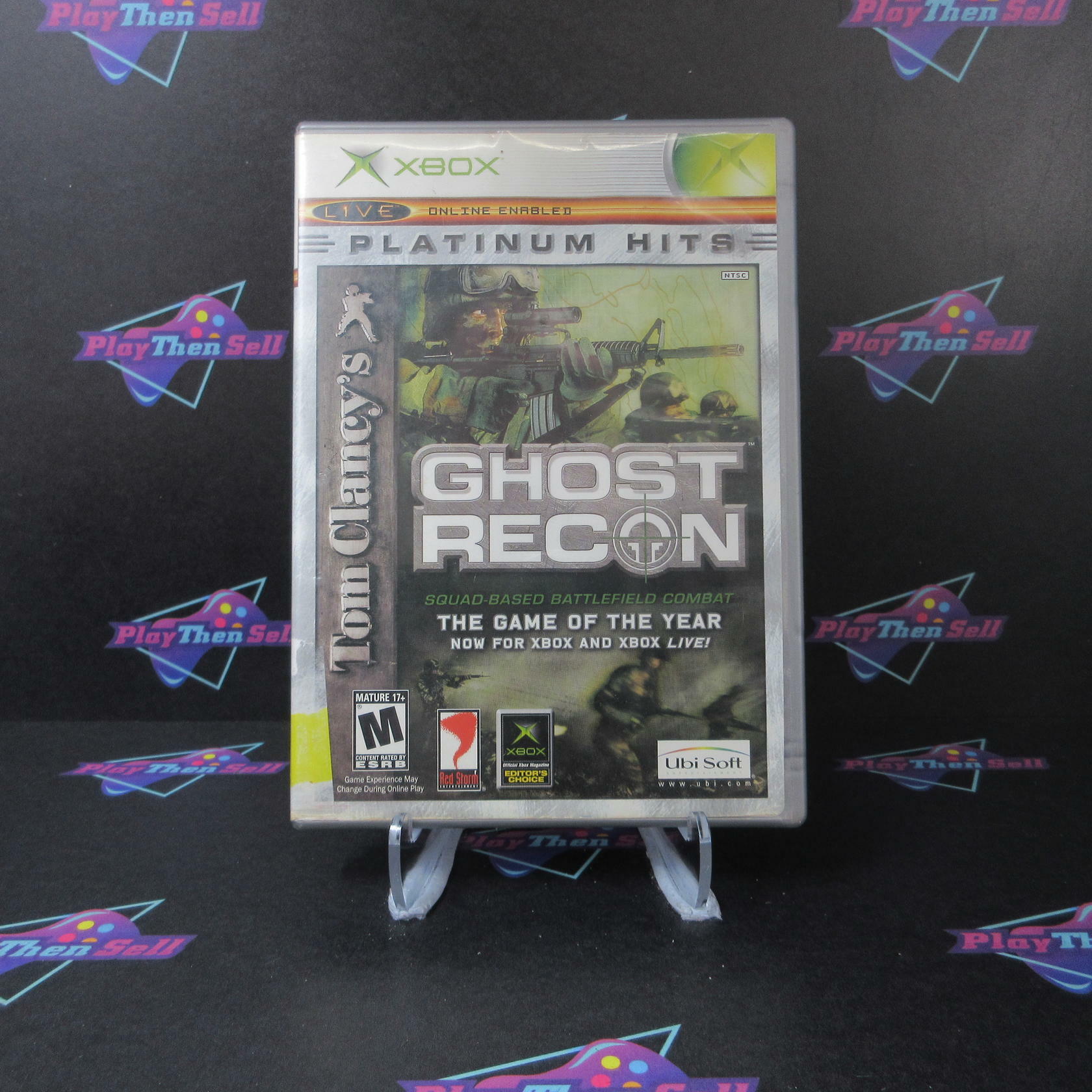 Tom Clancy's Ghost Recon PH Xbox + Reg Card AD/MD Complete - Very Good