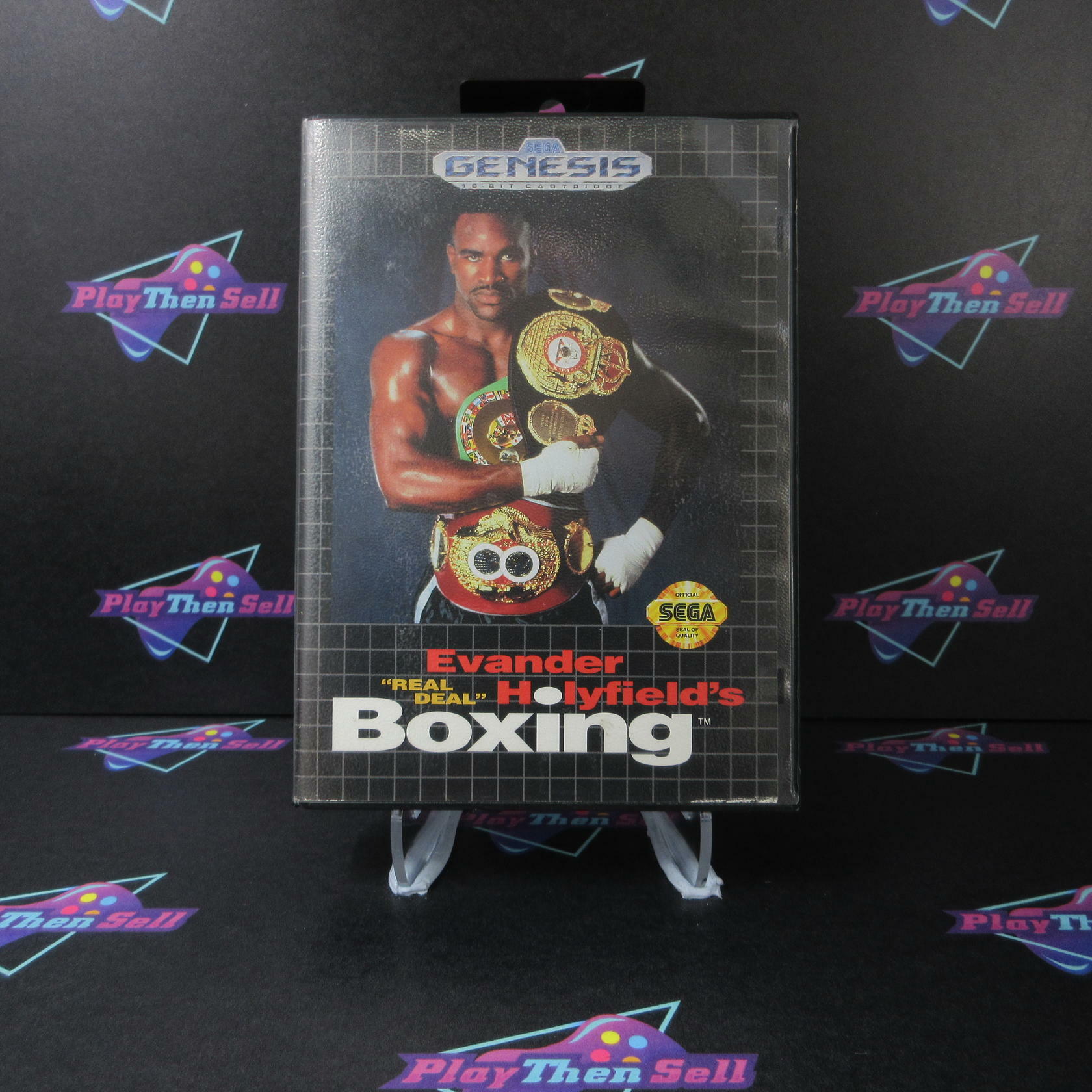 Evander Holyfield's Real Deal Boxing Complete - Sega Genesis AD - Very Good