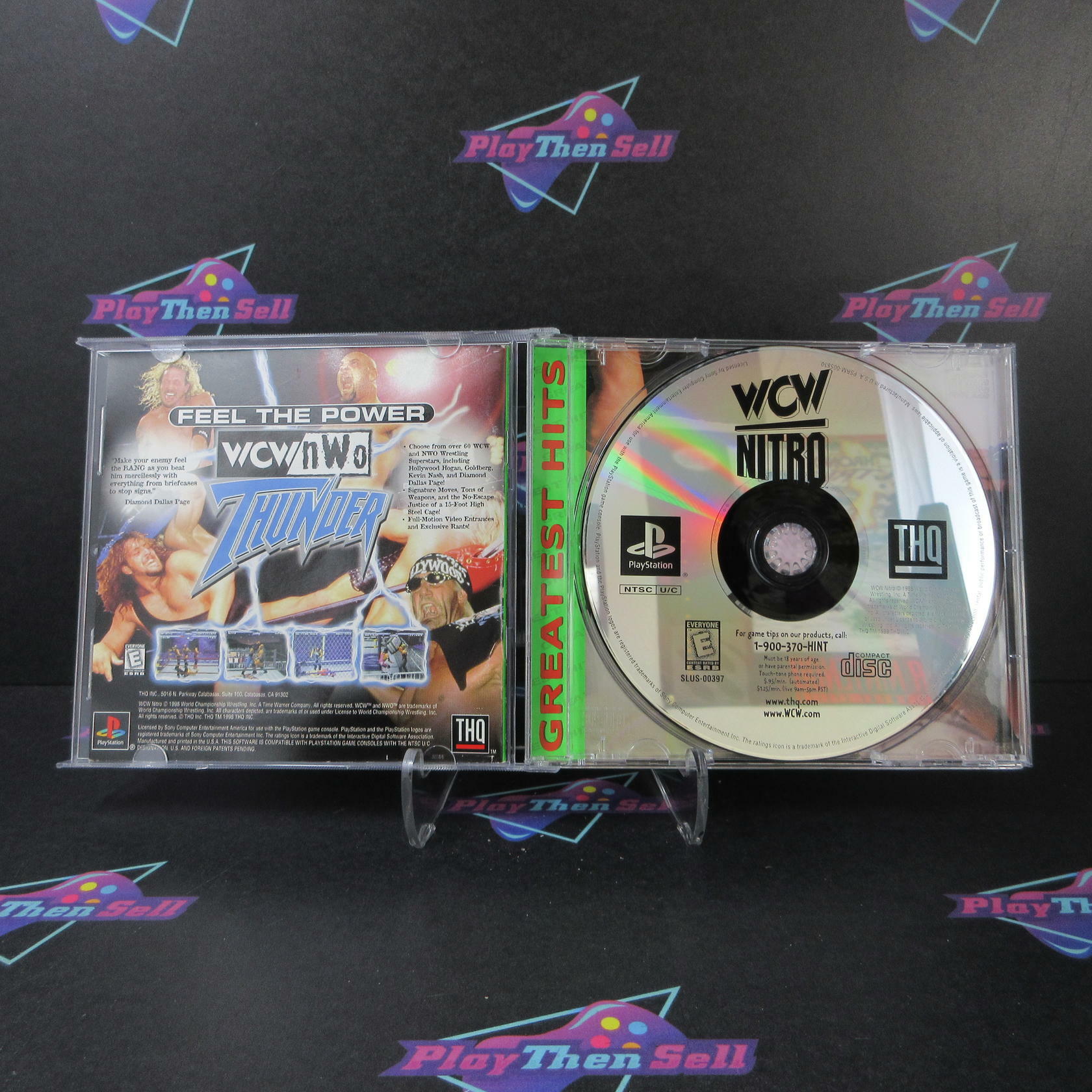 WCW Nitro PS1 PlayStation 1 GH - Like New