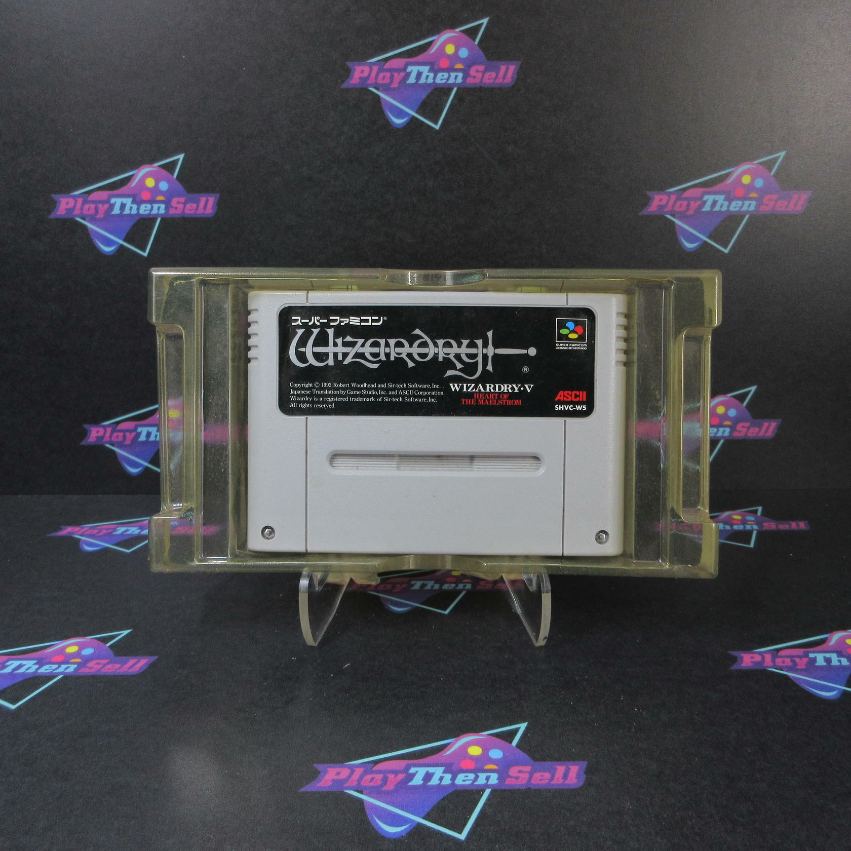 Wizardry V Heart of the Maelstrom Nintendo Super Famicom NM - Very Good