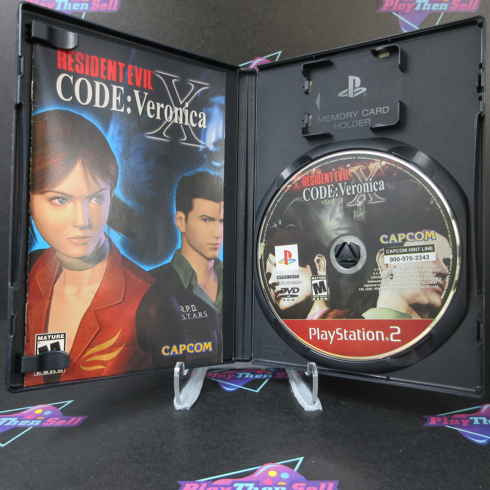 Resident Evil Code Veronica X GH PS2 PlayStation 2 AD Complete CIB - Very Good