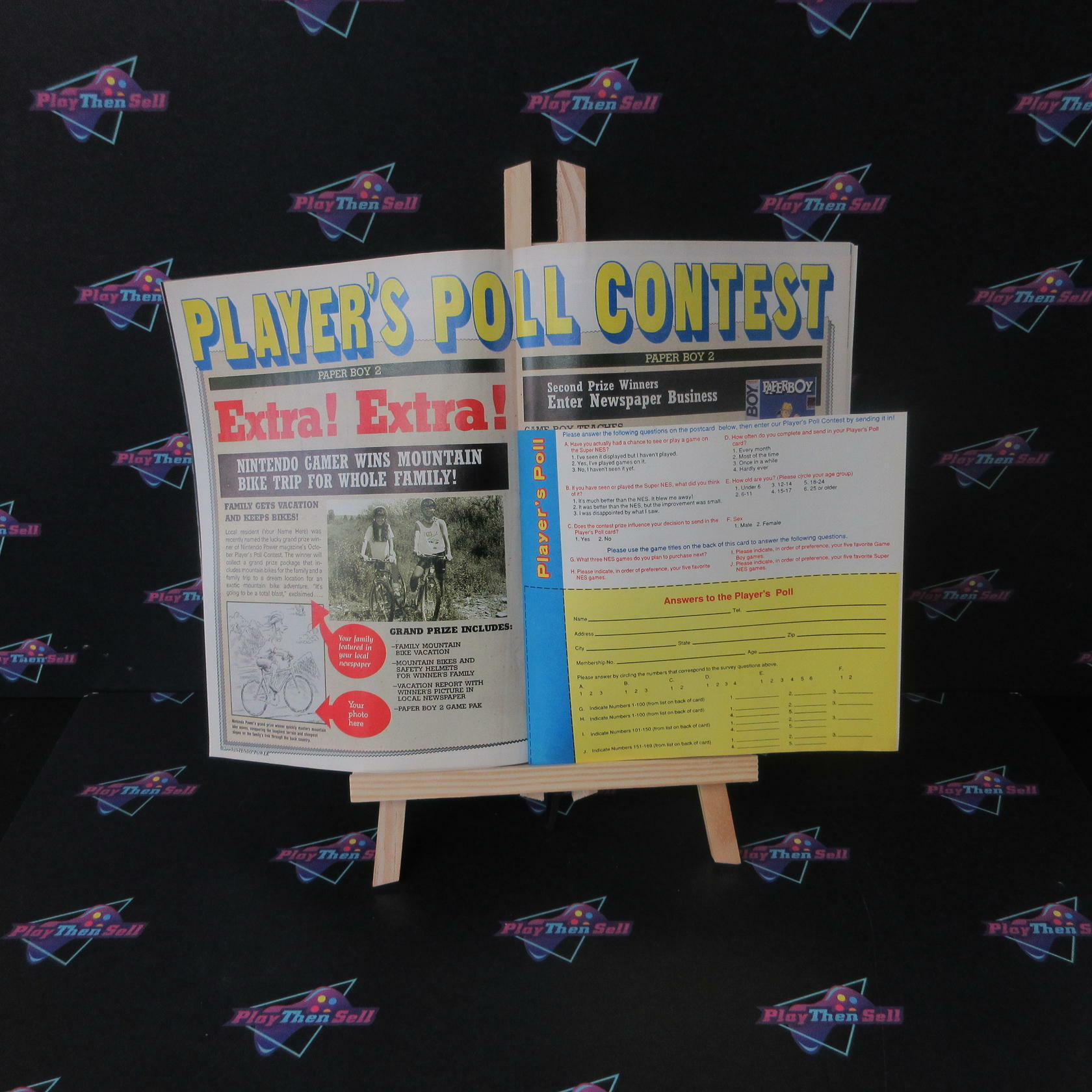 Nintendo Power Magazine volume #29 + Poster - See Pics - Good