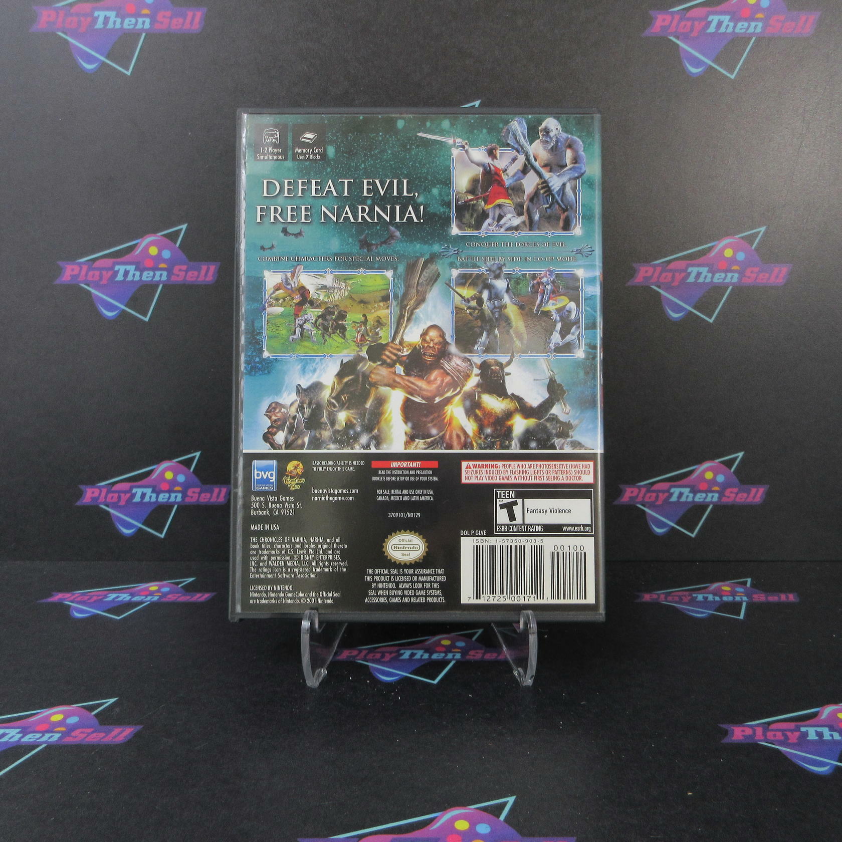 Chronicles of Narnia The Lion, The Witch, and The Wardrobe Nintendo Gamecube - Like New
