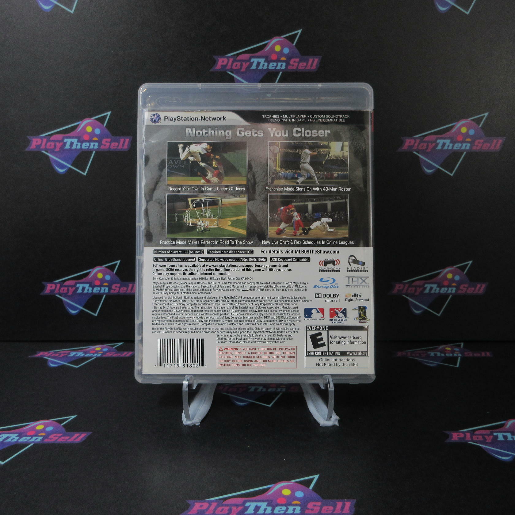 MLB 09 The Show PS3 PlayStation 3 - Very Good