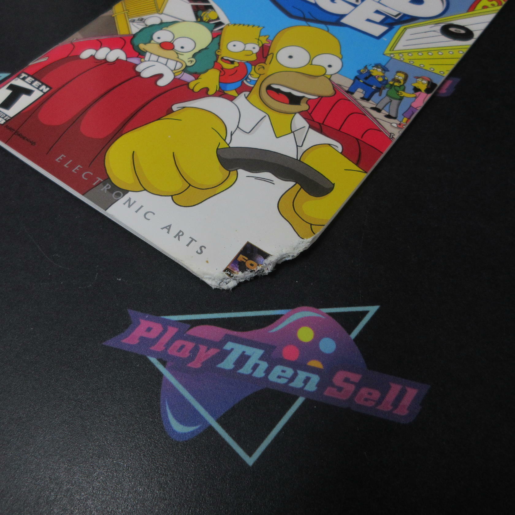 The Simpsons Road Rage + Reg Card PS2 PlayStation 2 AD/MD Complete CIB - Very Good