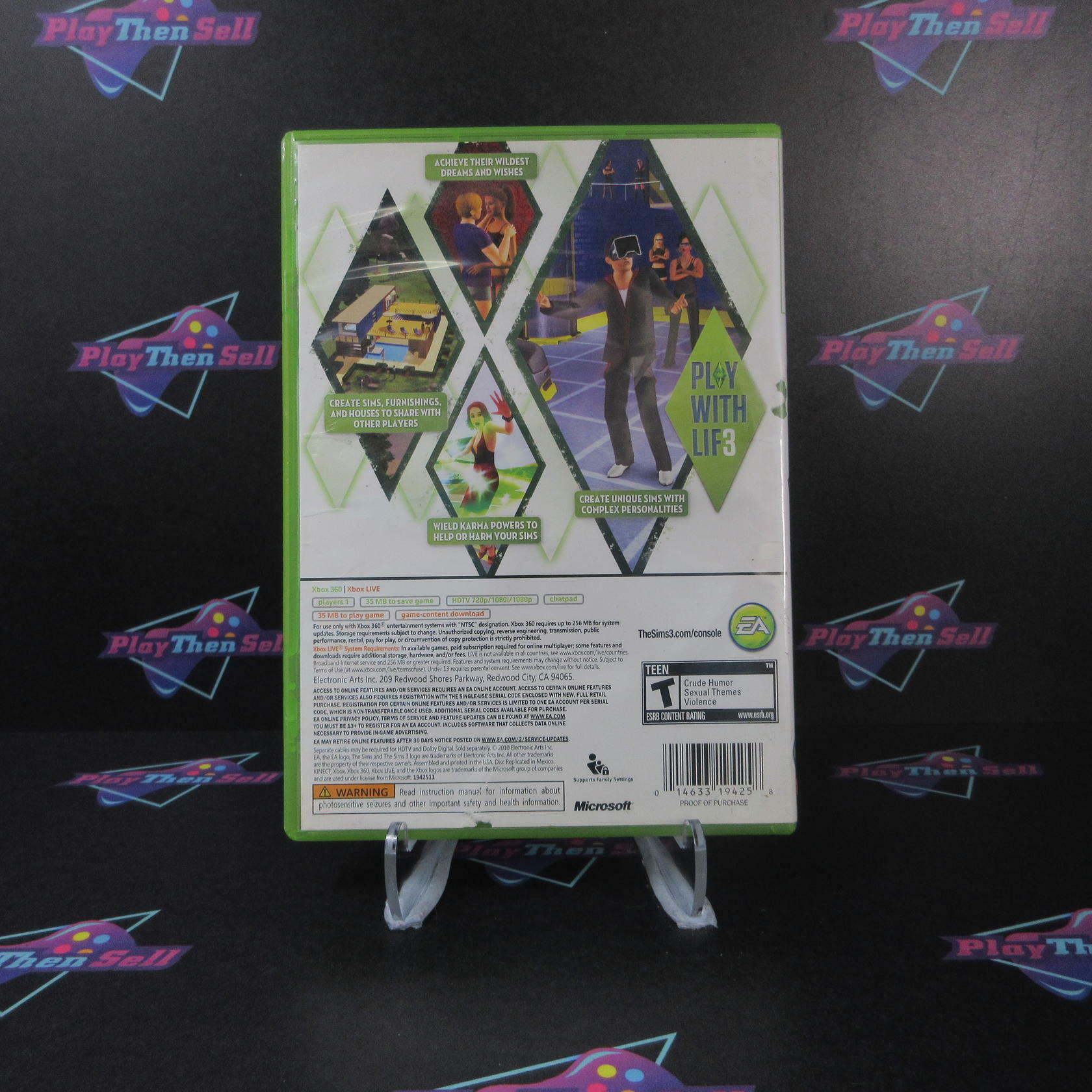 The Sims 3 Xbox 360 AD/NM - Very Good