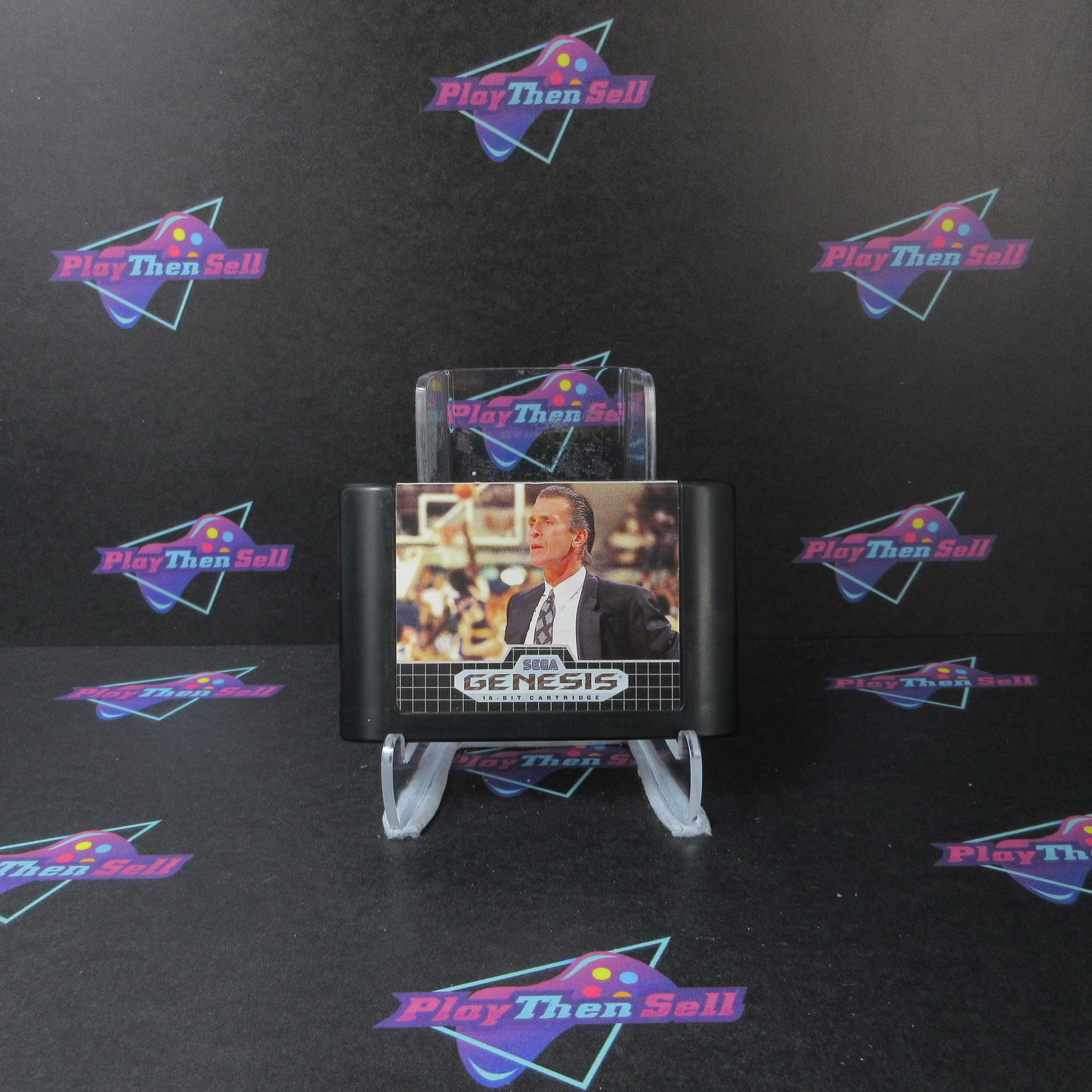 Pat Riley Basketball - Sega Genesis Boxed Complete CIB - Very Good